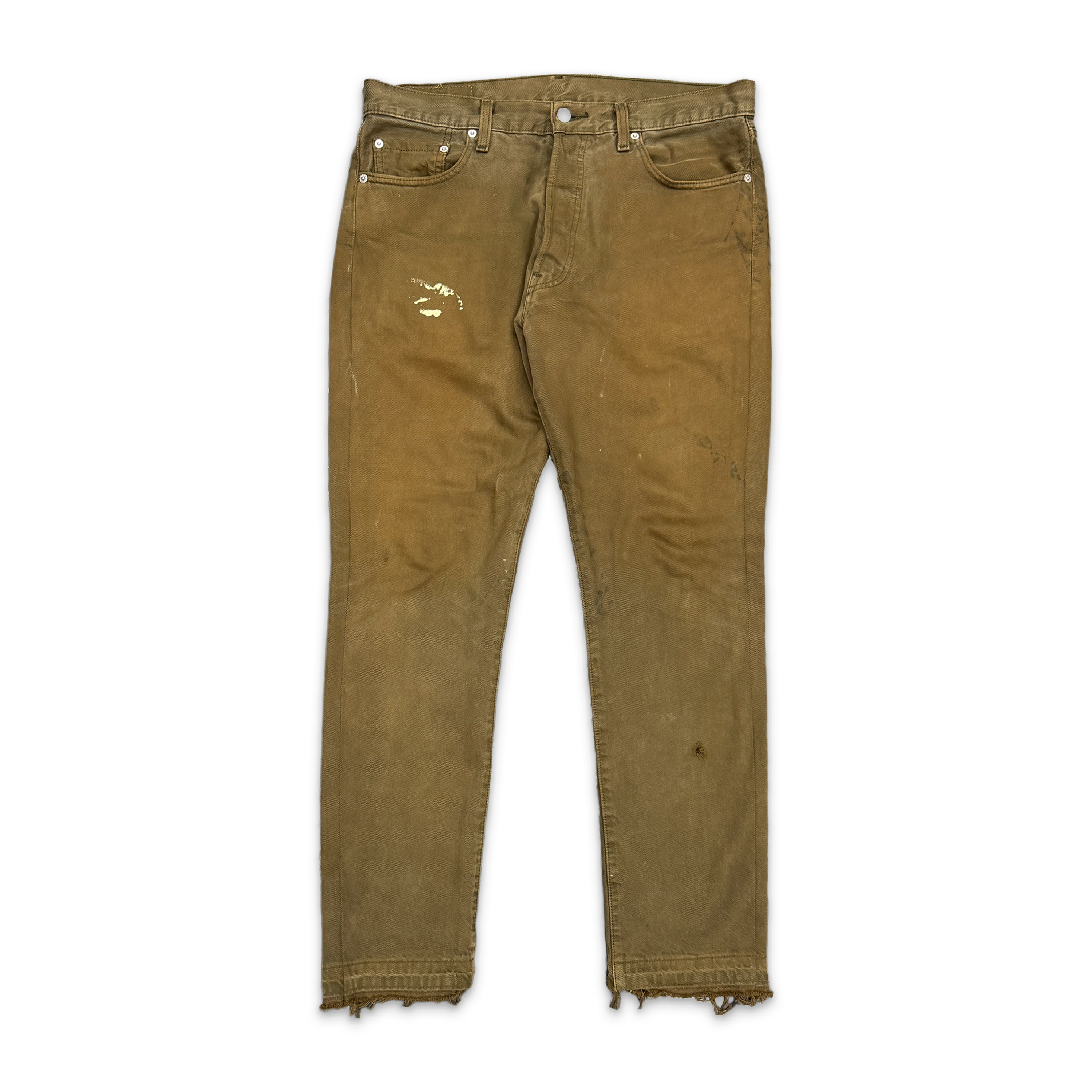 Over-Dyed Vintage Levi 501 "Olive"