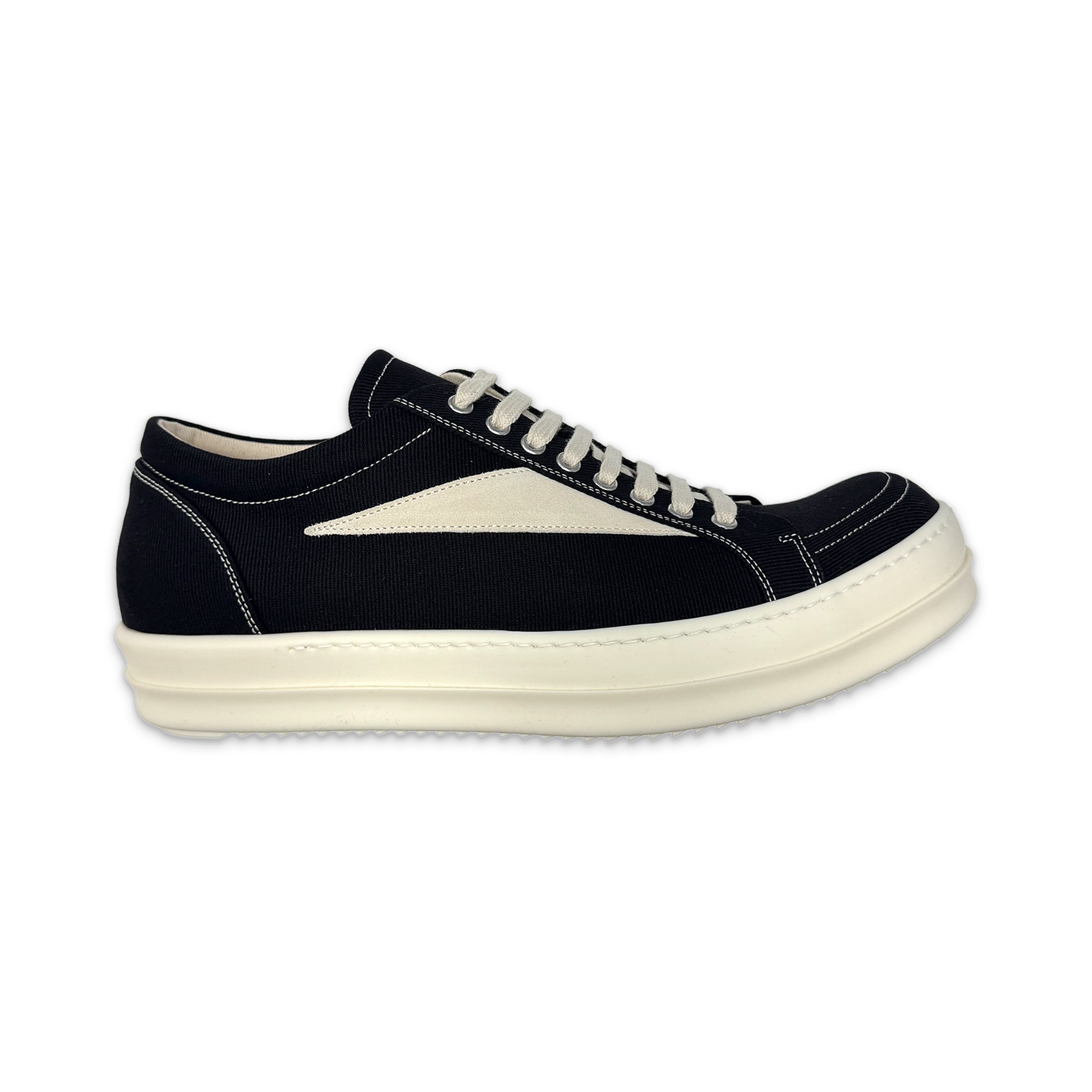 DRKSHDW Denim Vintage Sneaks Low "Black Milk"