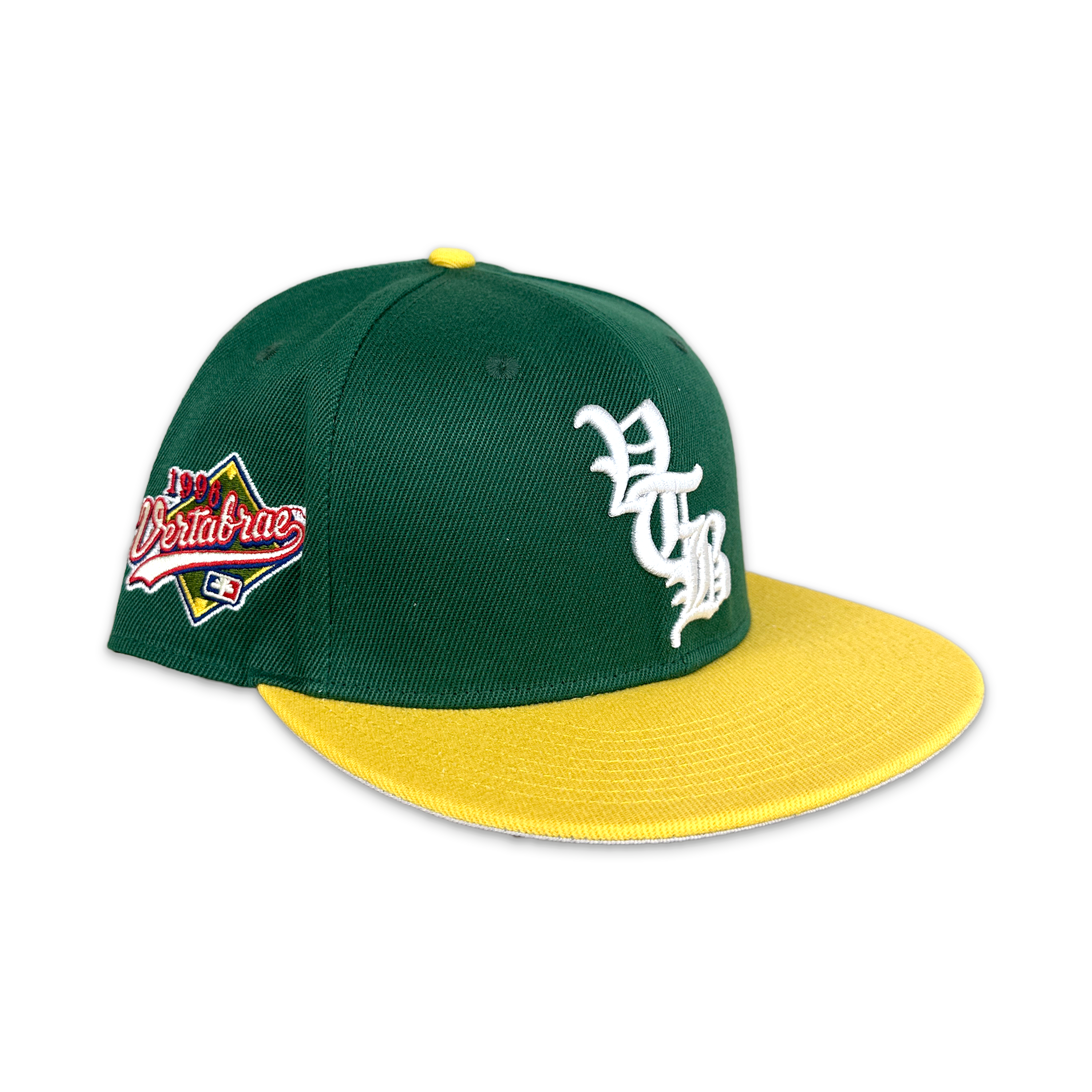 Fitted "Green Yellow & White"