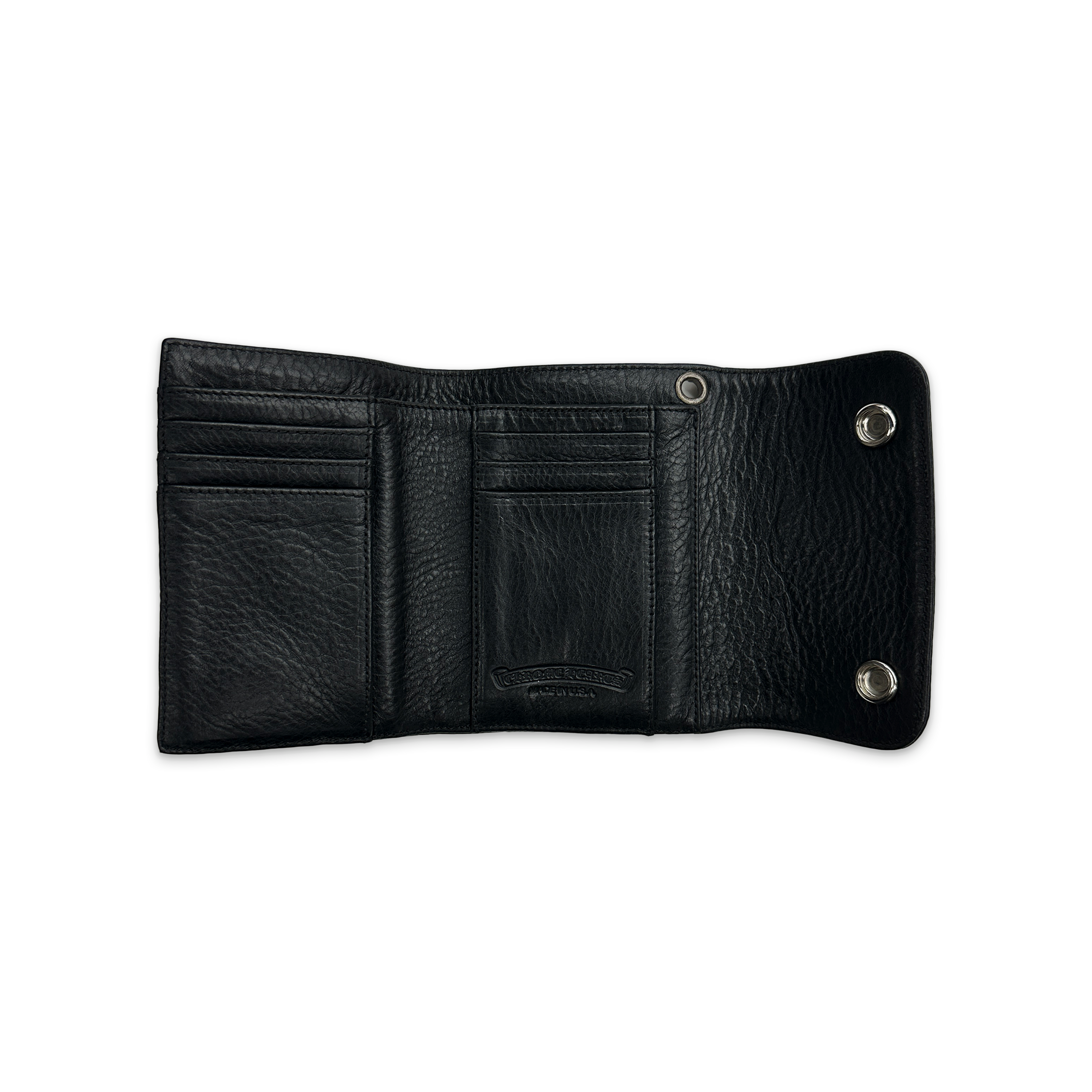 Chrome Hearts, Trifold Wallet "Black"