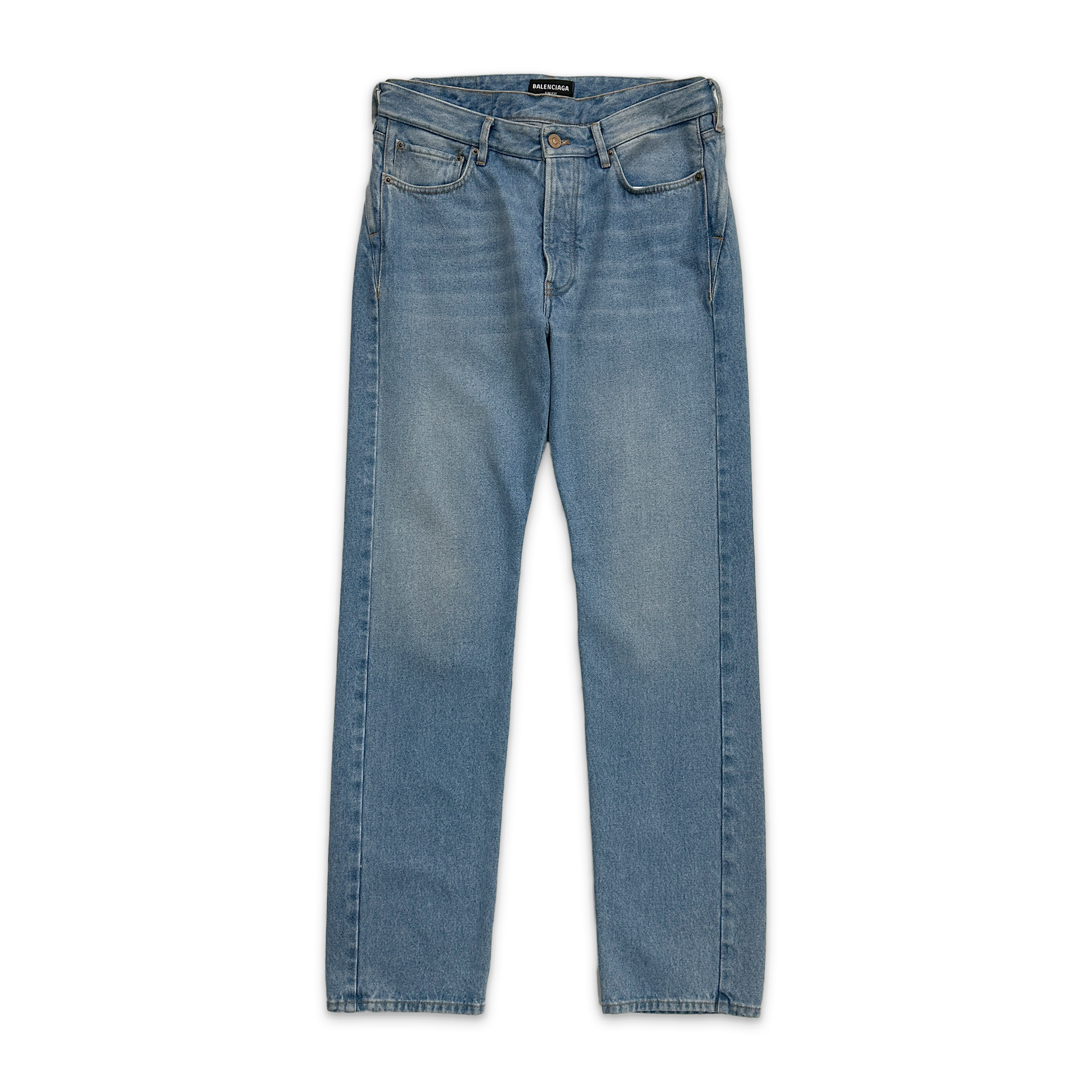 Double Waist Jeans "Light Indigo"