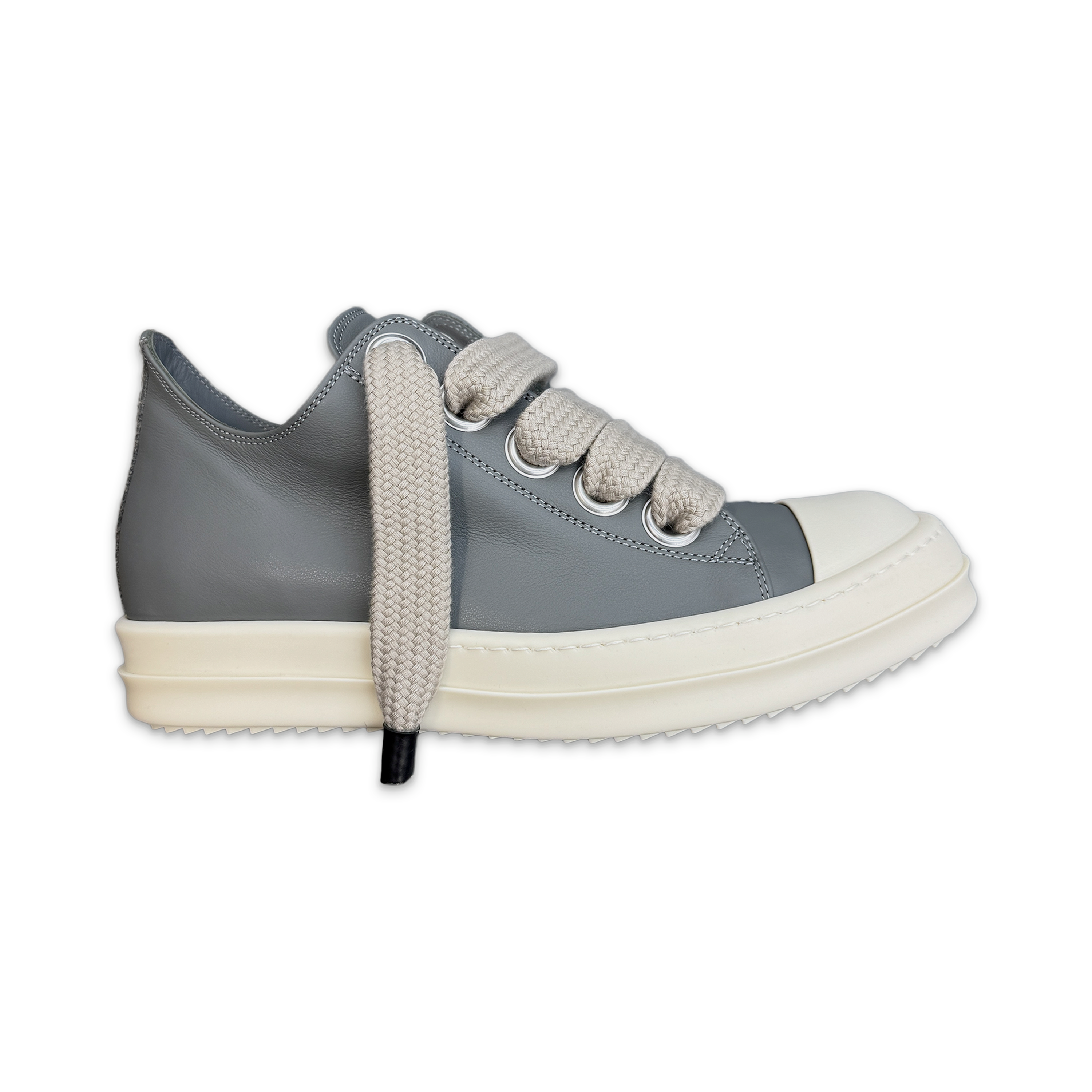 Concordian Ramones Leather Jumbo Lace Low "Washed Indigo" (W)