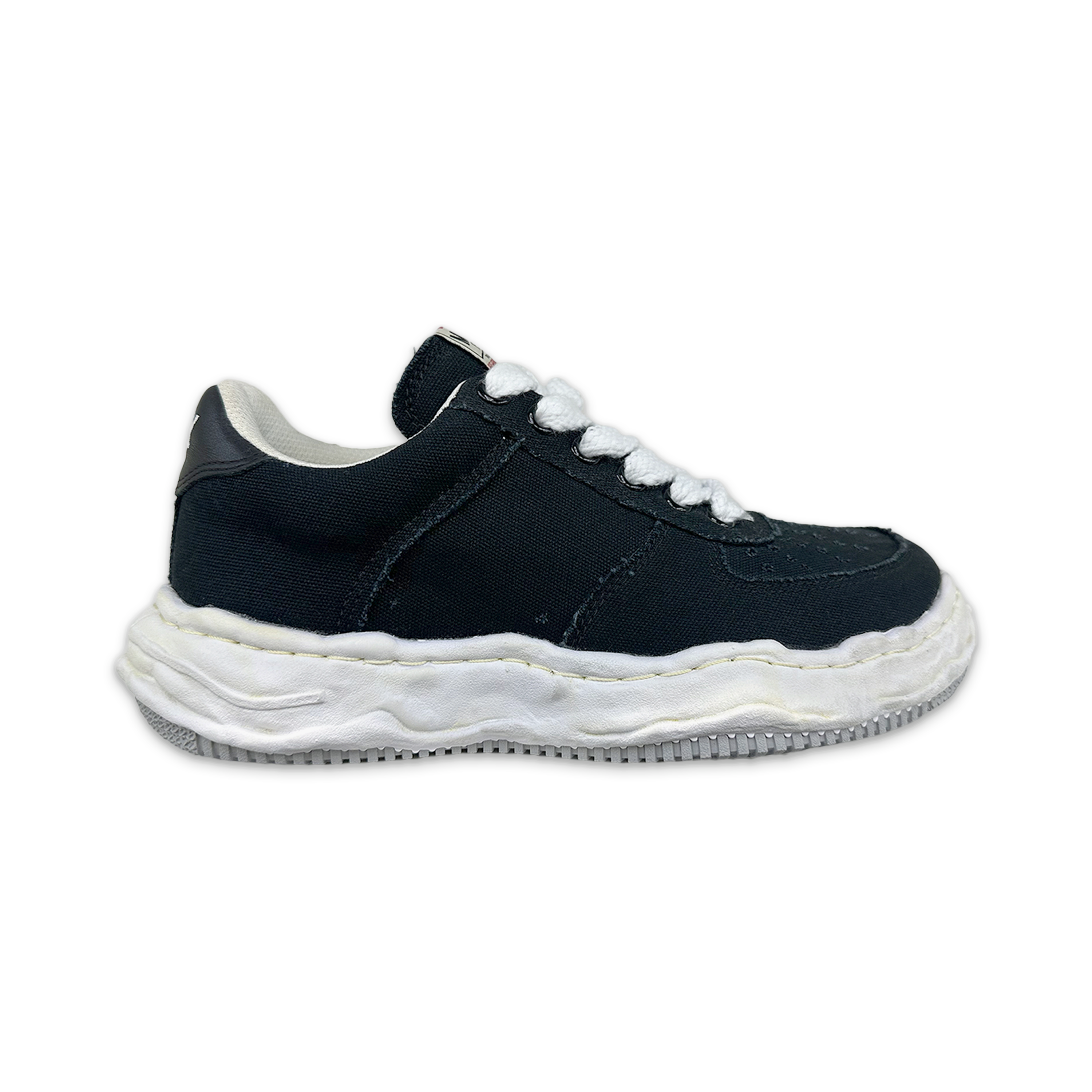 Wayne Washed Canvas Low "Black"