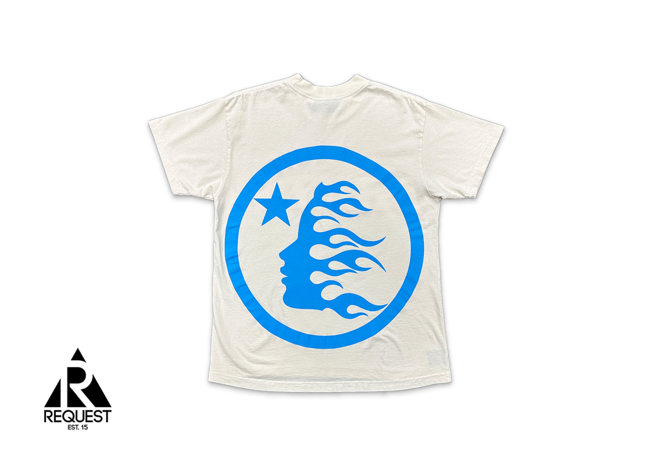 Classic Print Tee "White/Blue"