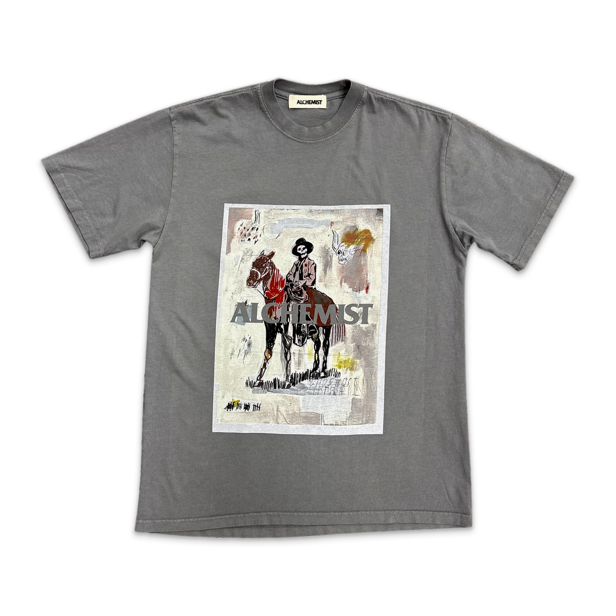 Western T Shirt "Grey"