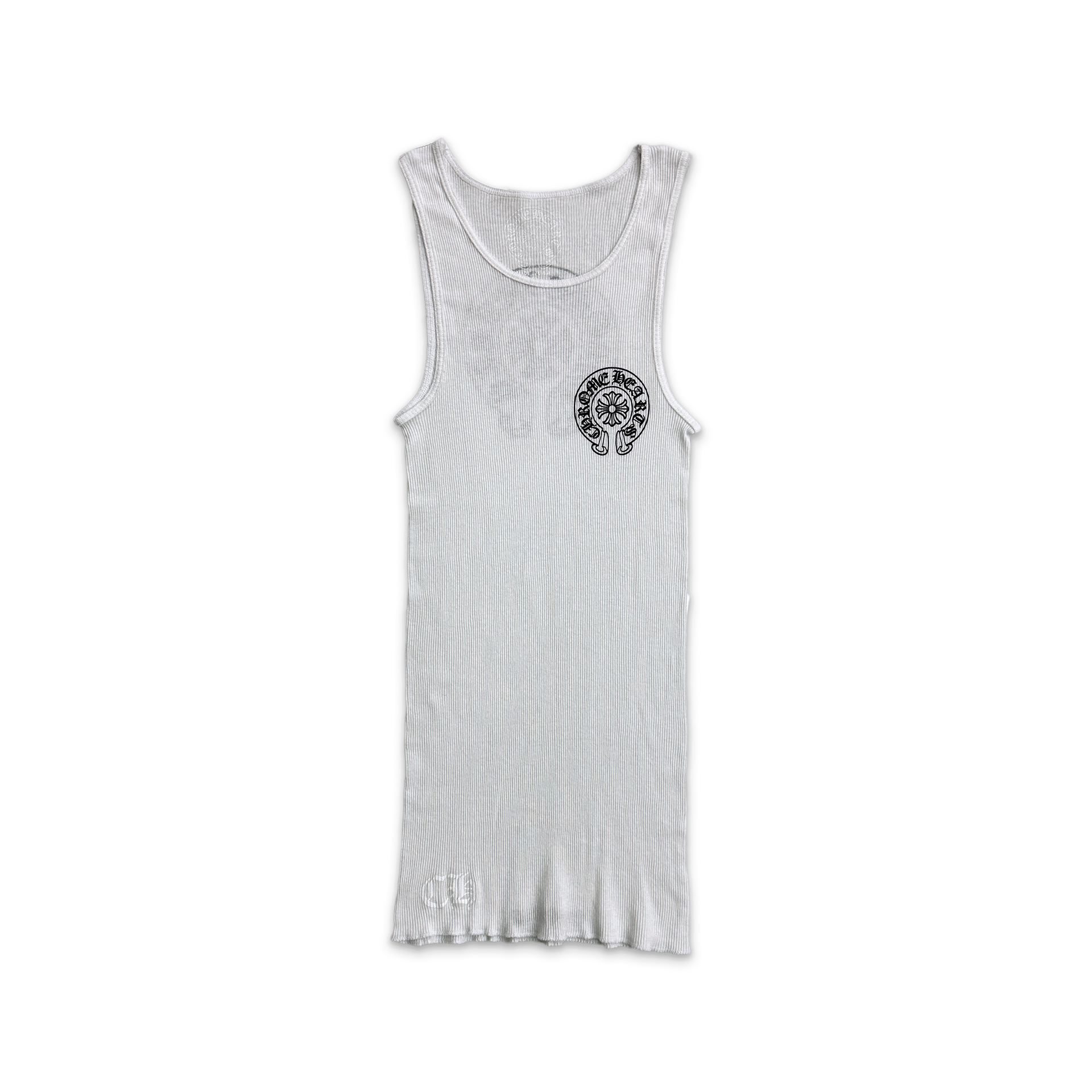 トップス Chrome hearts rib Tank Top old model Rib Horseshoe Tank Top 