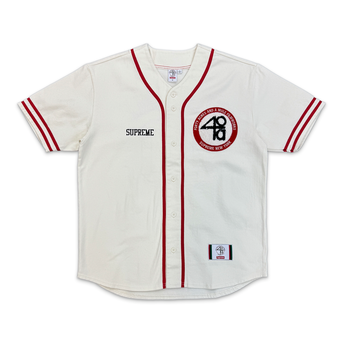 40 Acres Twill Baseball Jersey 40 Acres Twill Baseball Jersey