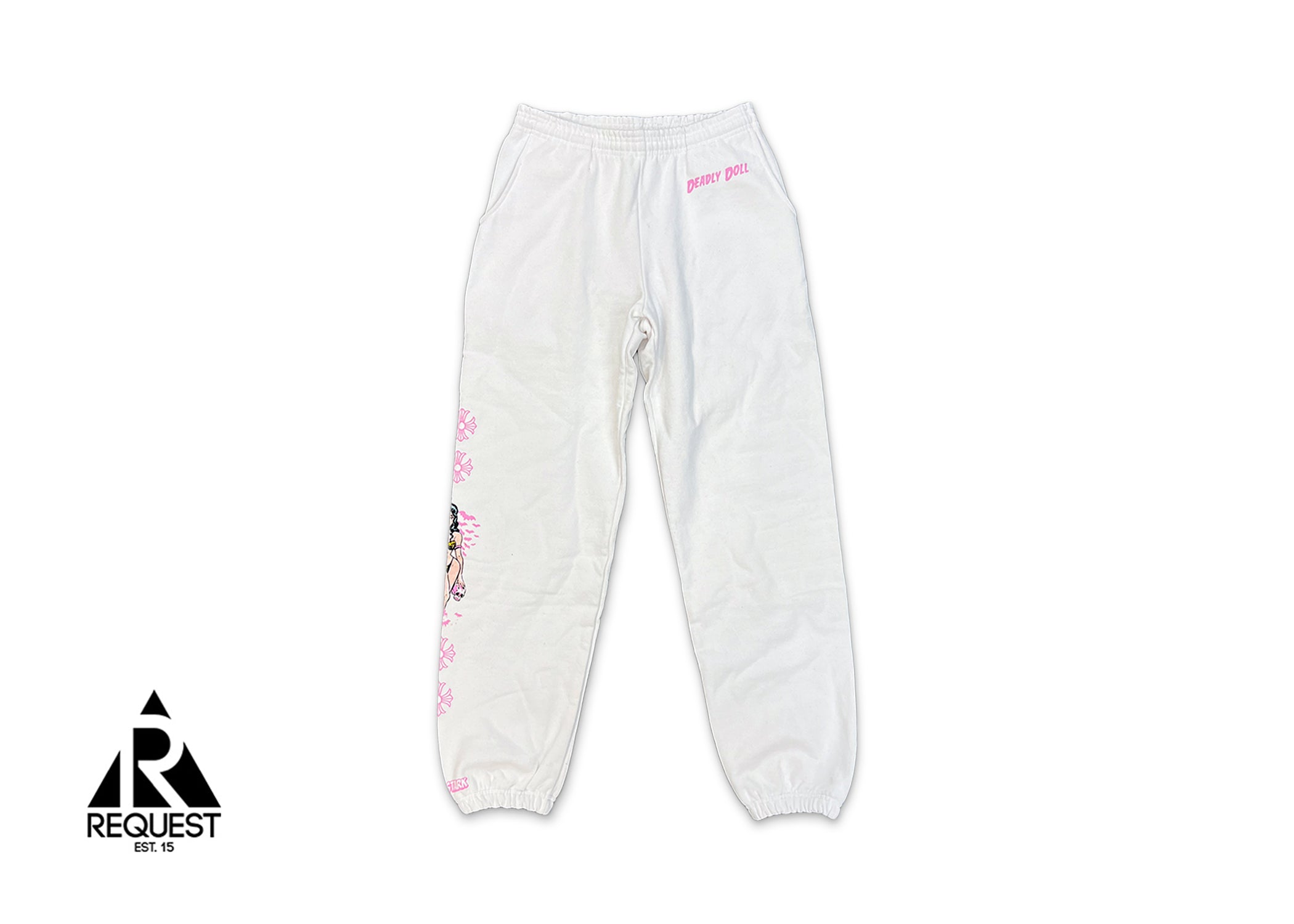 Chrome Hearts Deadly Doll Sweatpants "White/Pink"