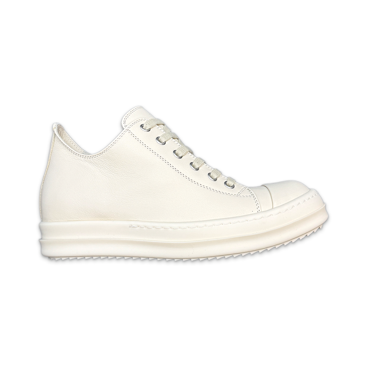 White Leather Ramones Rick Owens White Ramones Rick Owens Ramones 