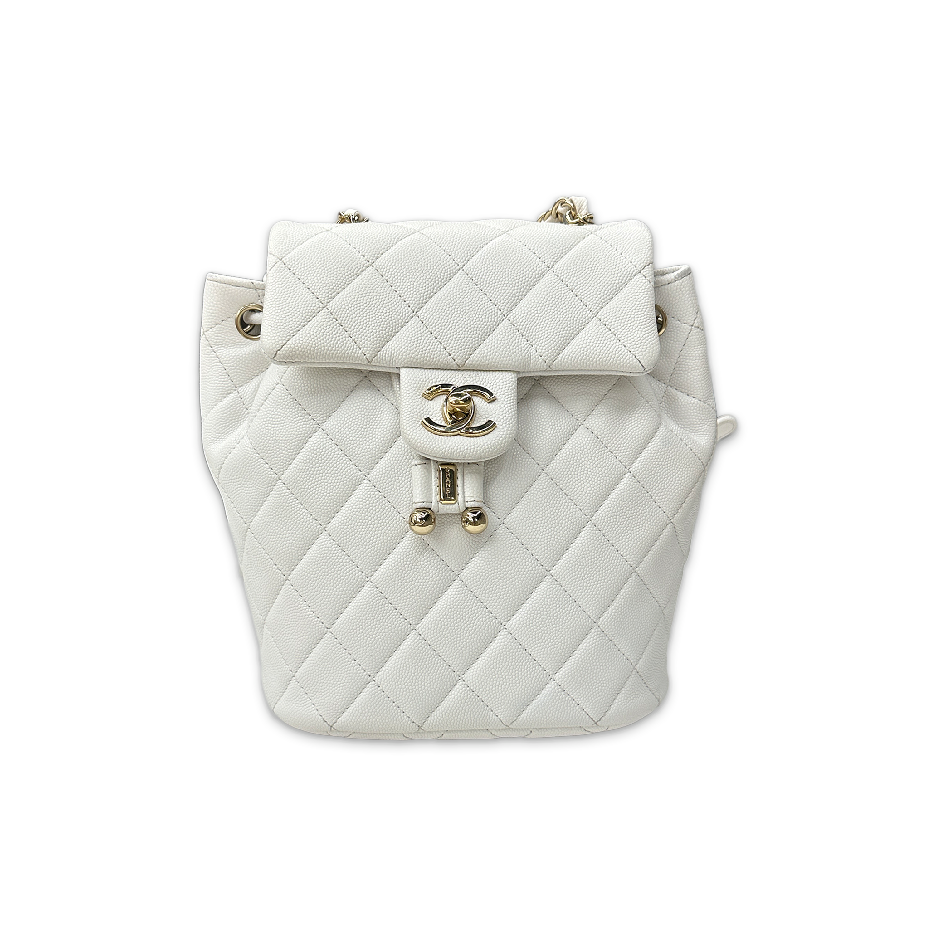 Caviar Classic Backpack "White"