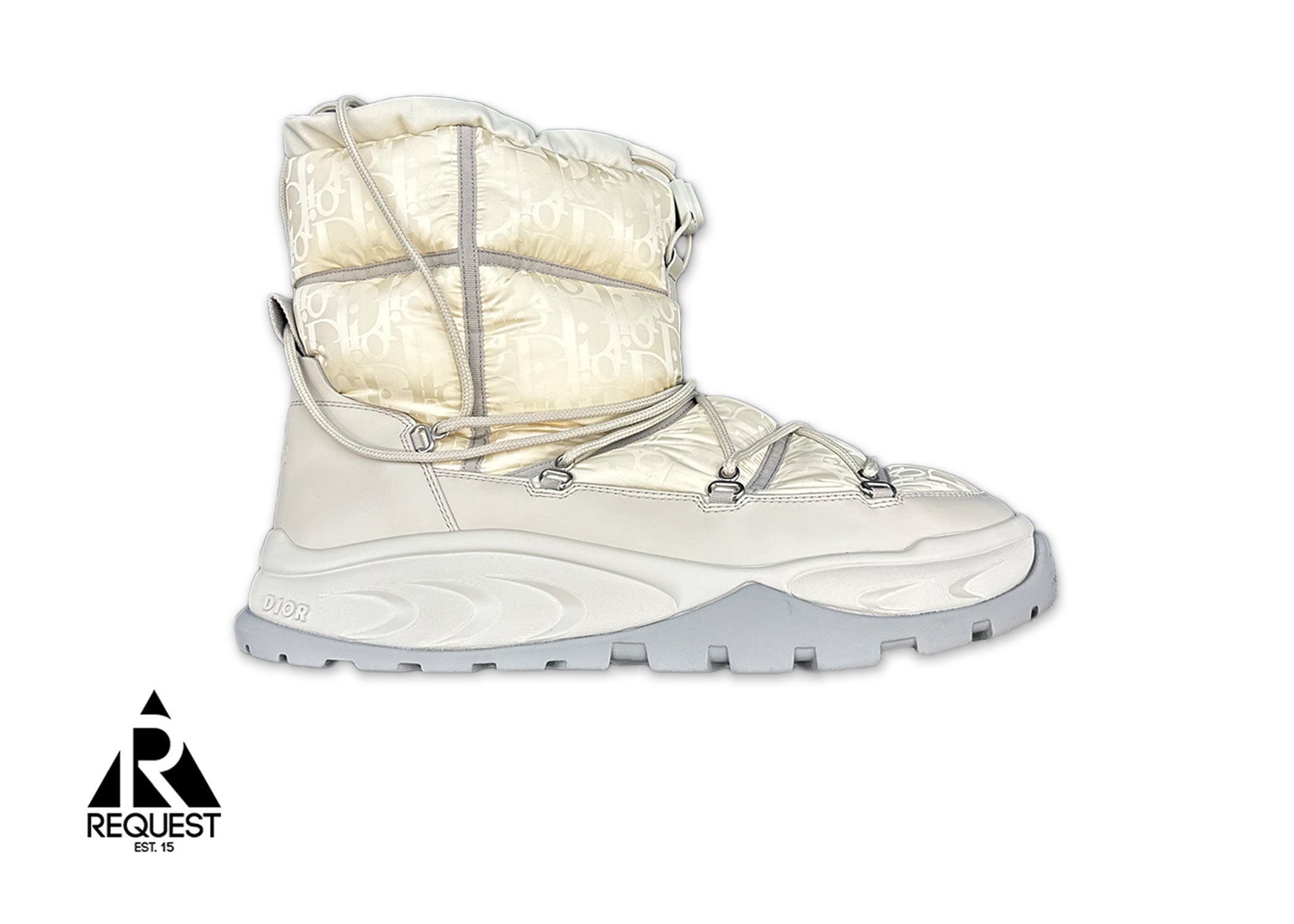 Dior Snow Ankle Boot "White Oblique Nylon"