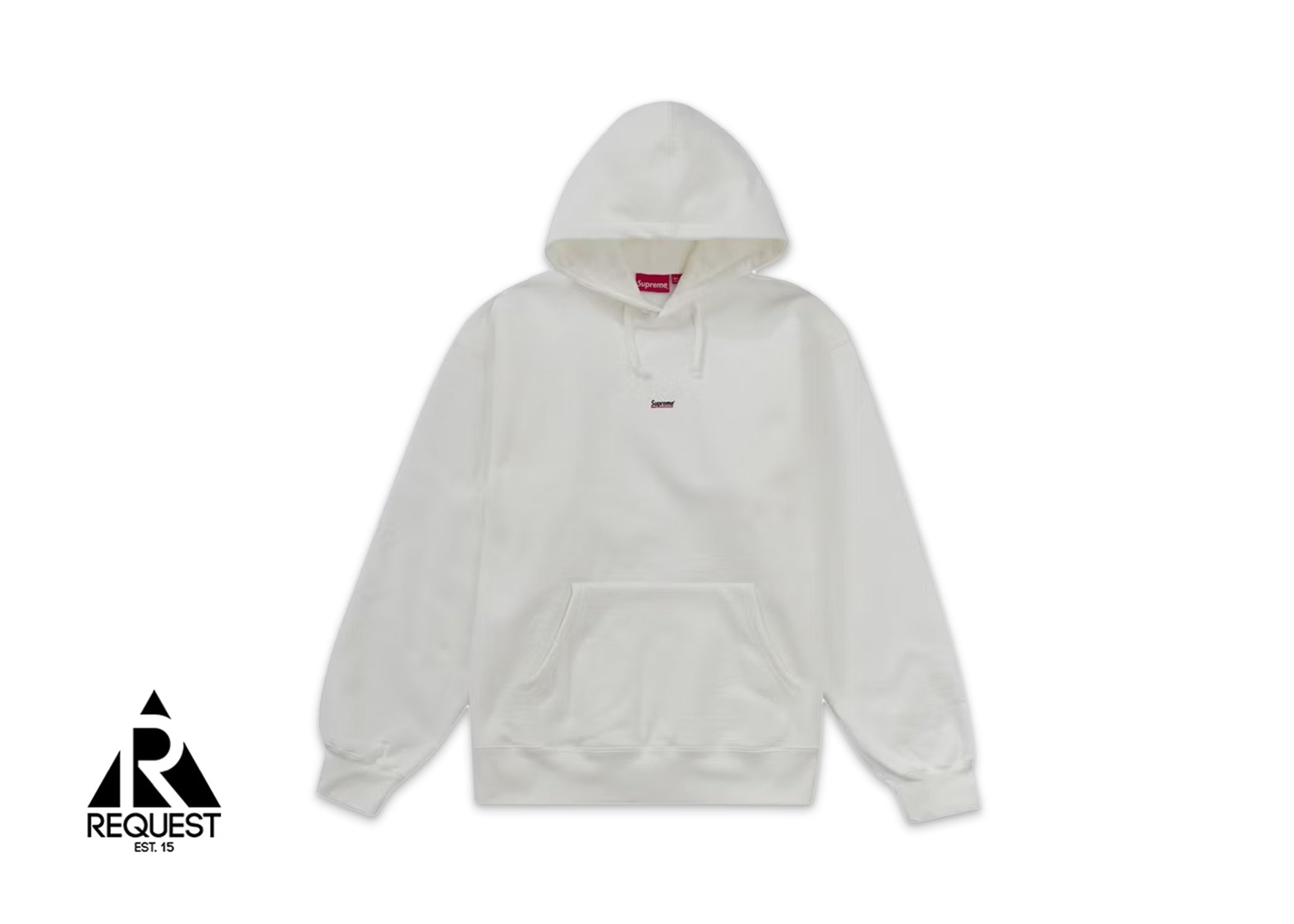 Supreme Underline Hooded Sweatshirt "White"