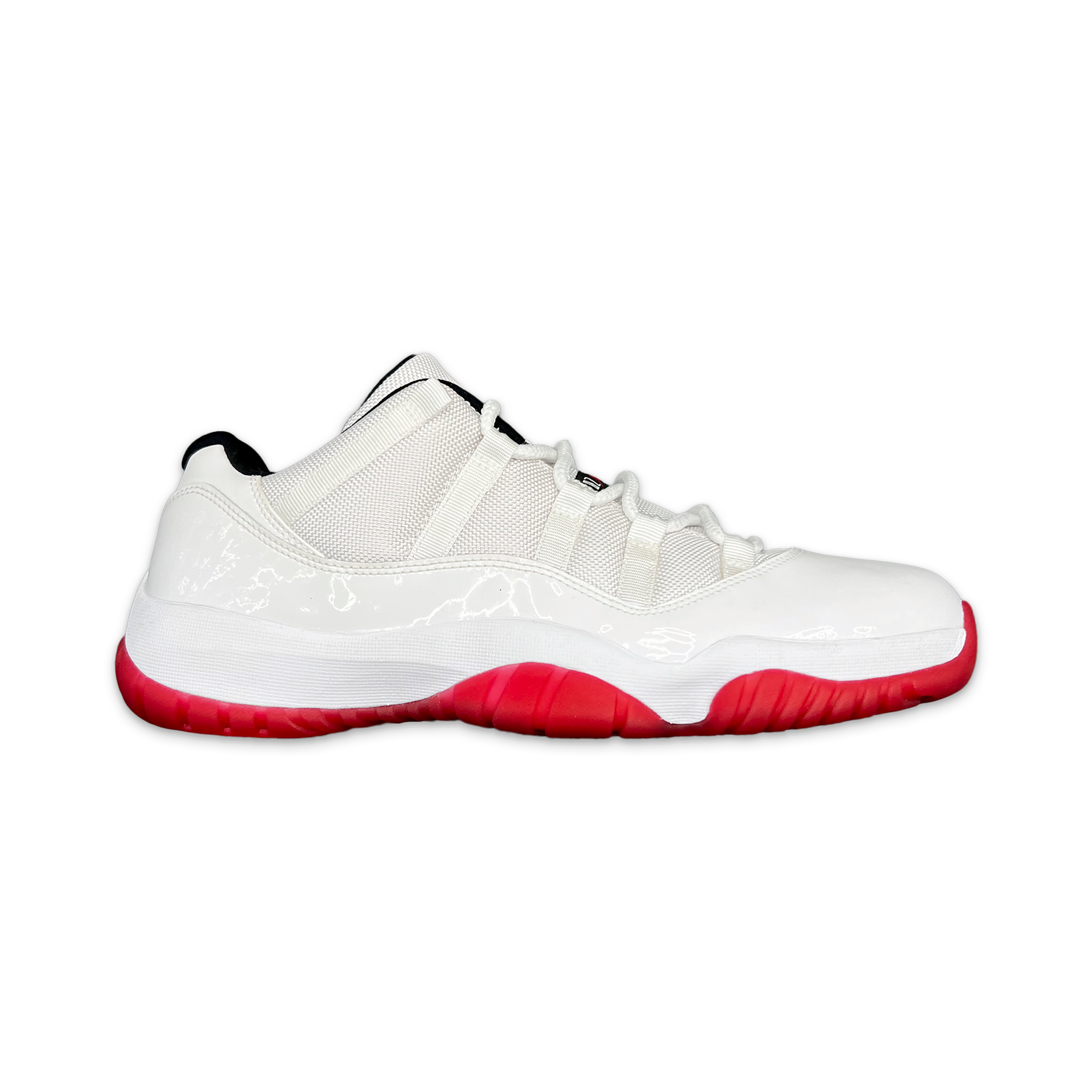jordan 11 retro low white red