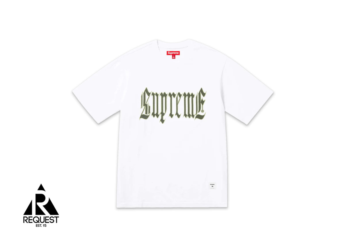 Old English S/S Top “White”