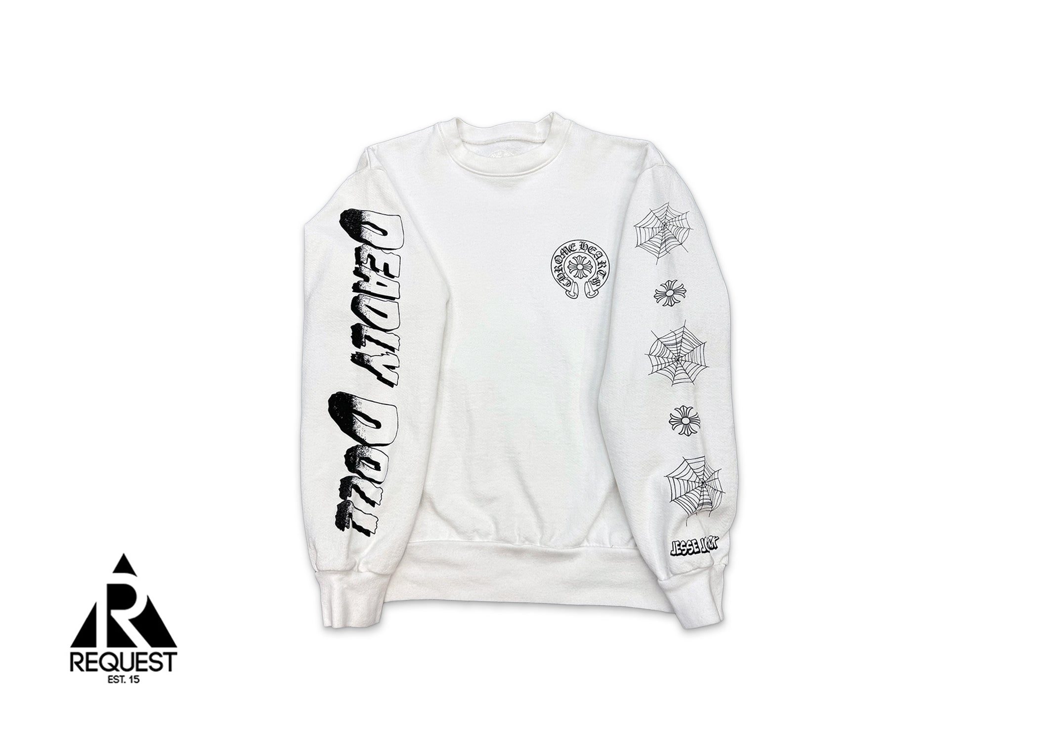 Chrome Hearts Deadly Doll Crewneck "White"