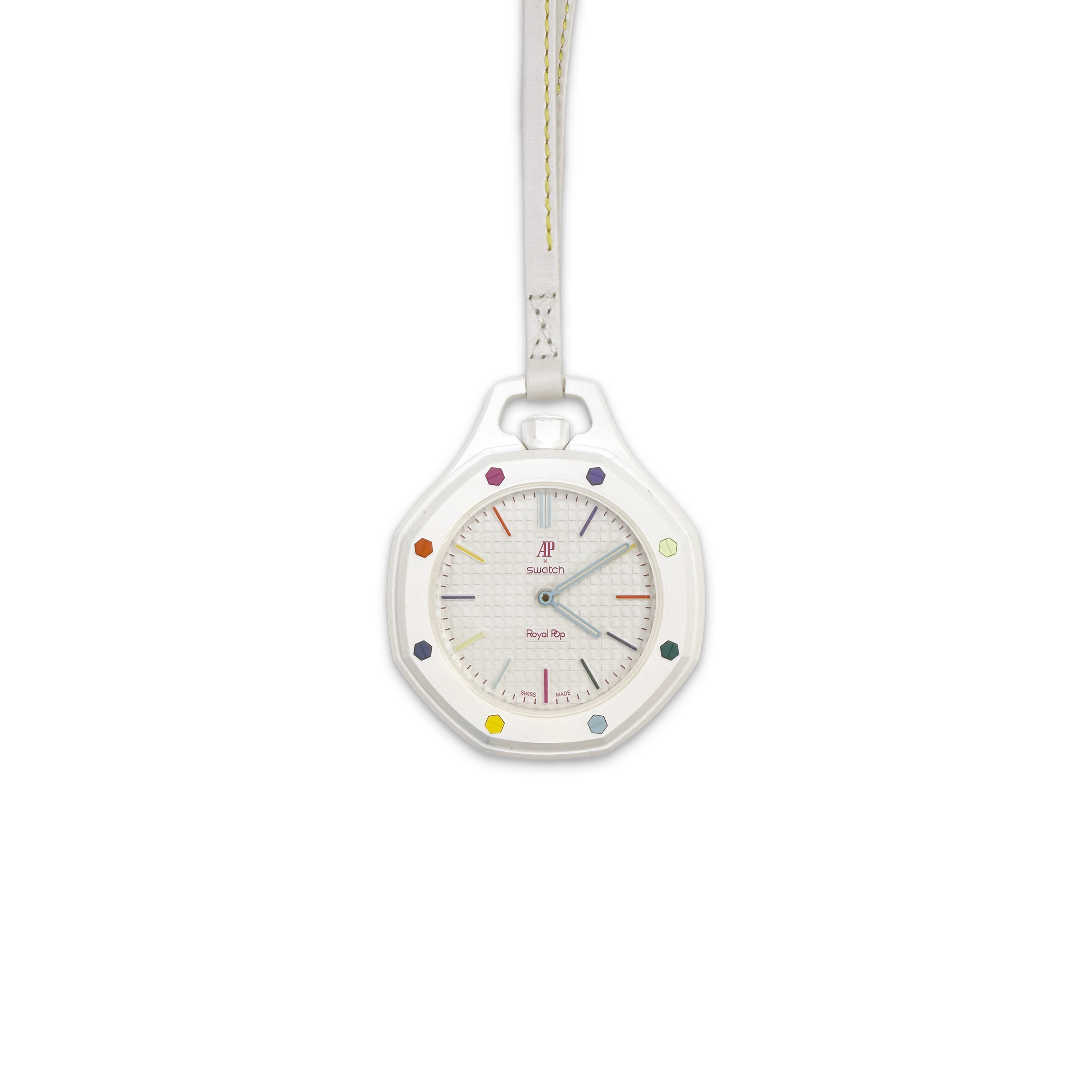 Swatch, x Audemars Piguet Bioceramic Royal Pop "Huit Blanc"