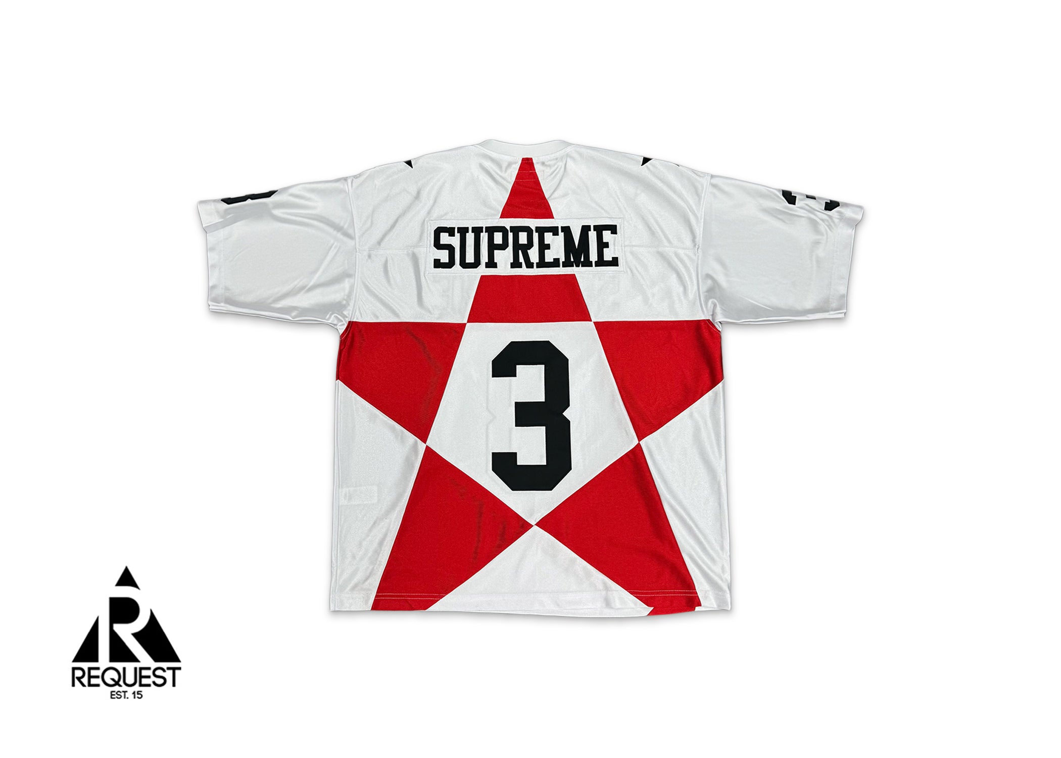 Buy Supreme Star Football Jersey 'Black' - FW24KN75 BLACK | GOAT Buy Supreme Star Football Jersey 'Black' - FW24KN75 BLACK | GOAT