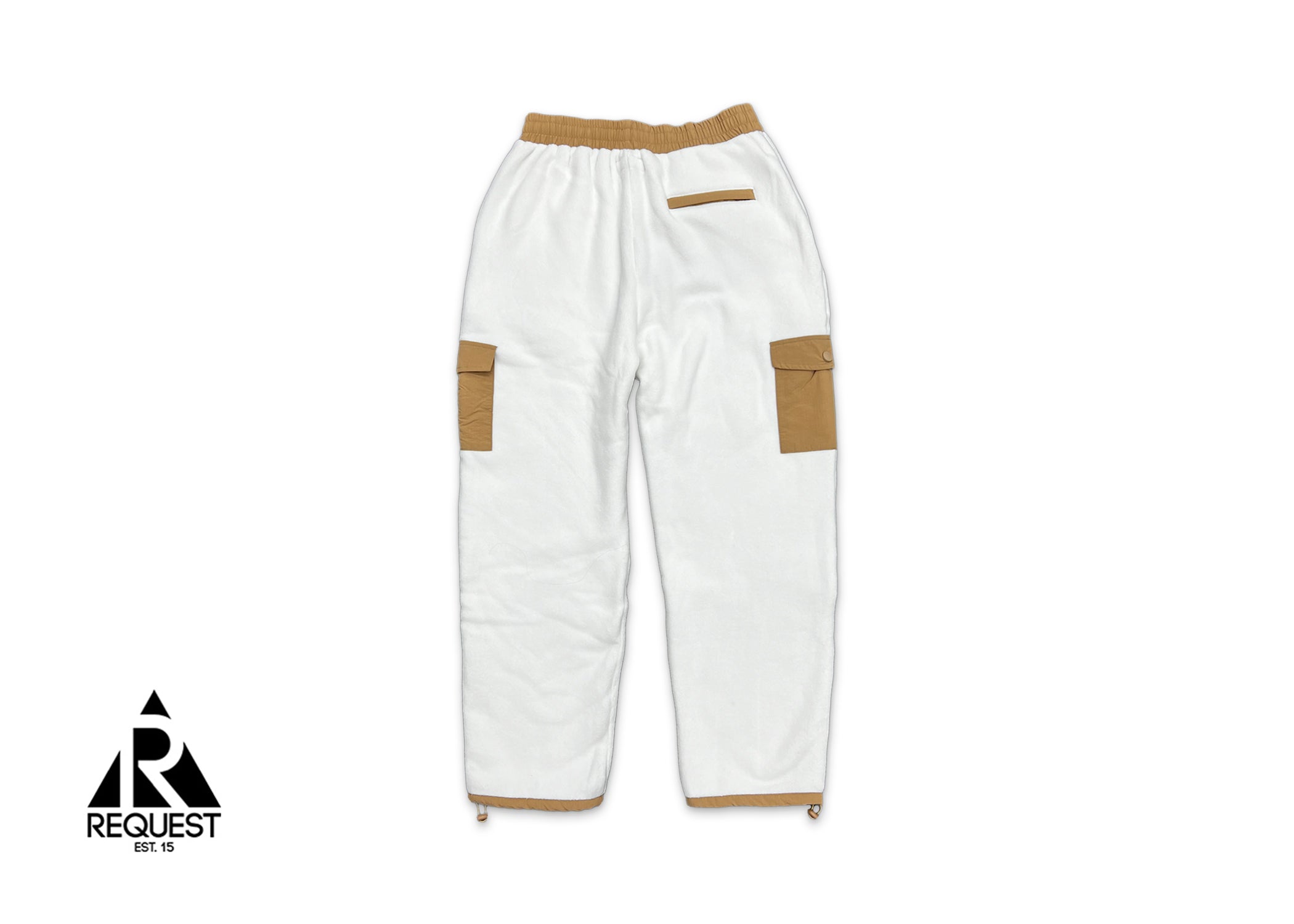 Cargo Pocket Fleece Pants "Off White"