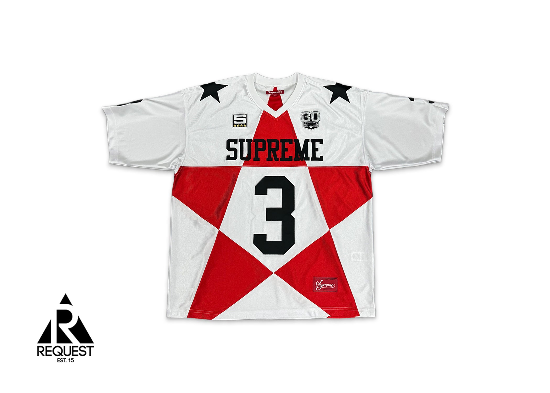 Star Football Jersey "White"