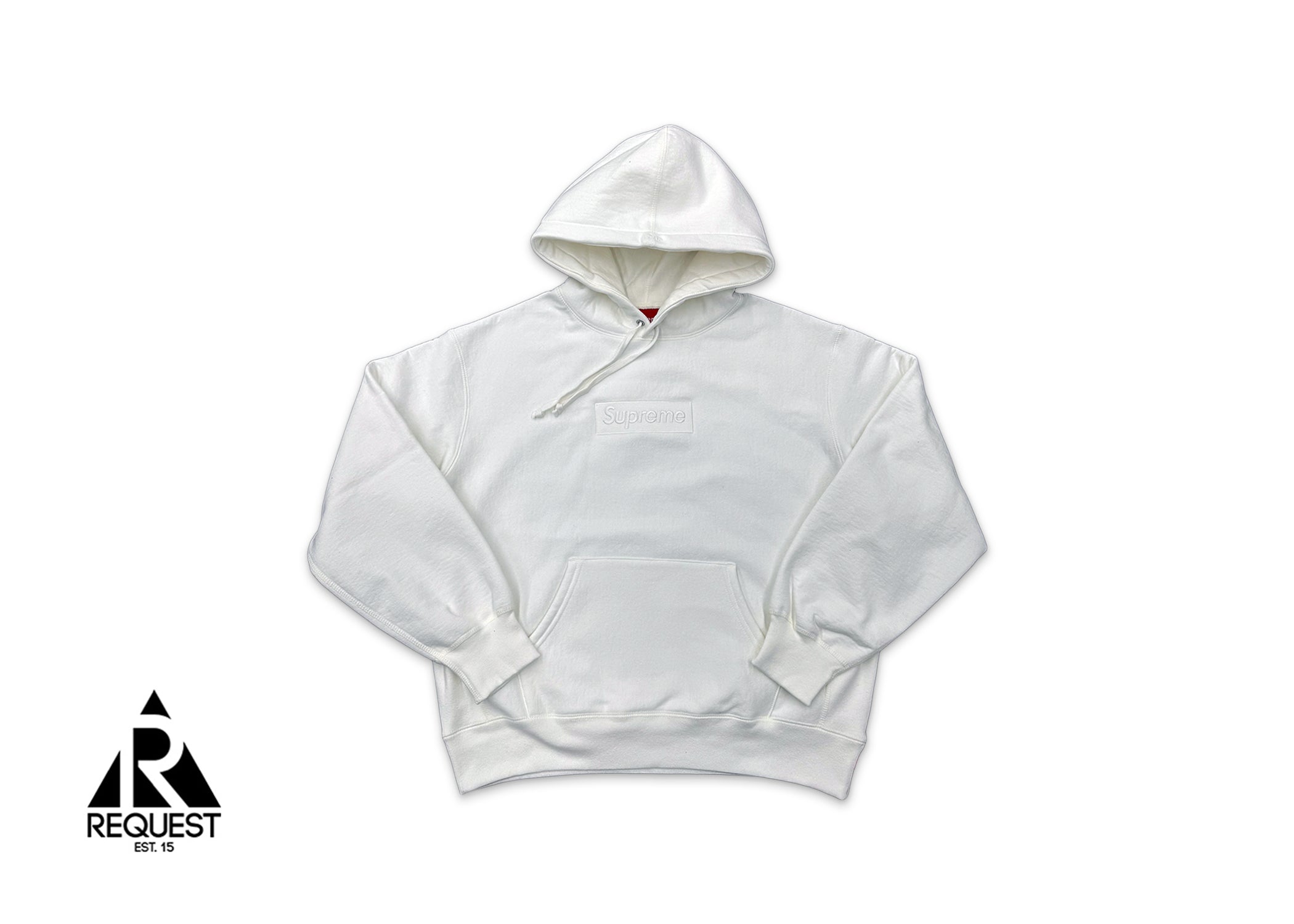 Supreme Hooded Box Logo Sweatshirt “White" FW23 (DOOR BUSTER)