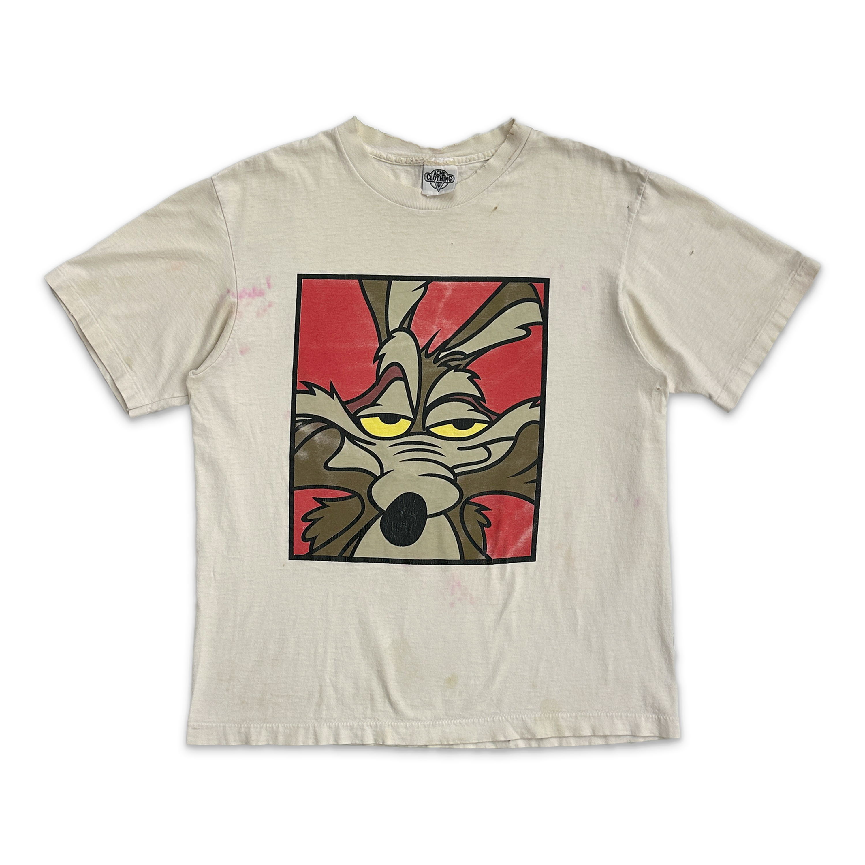 Wylie Coyote Vintage Tee "White"