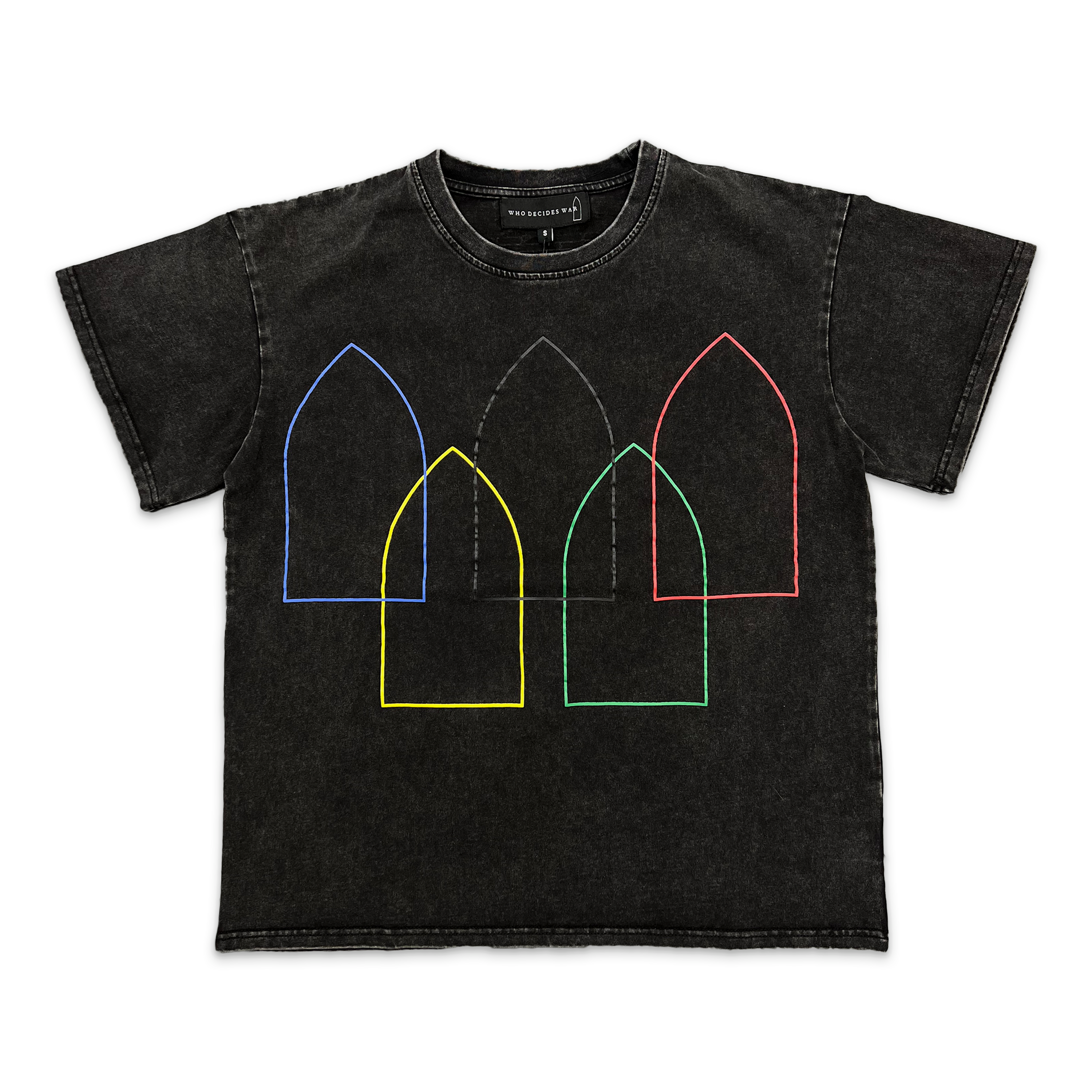 Interwoven Windows Tee “Coal”