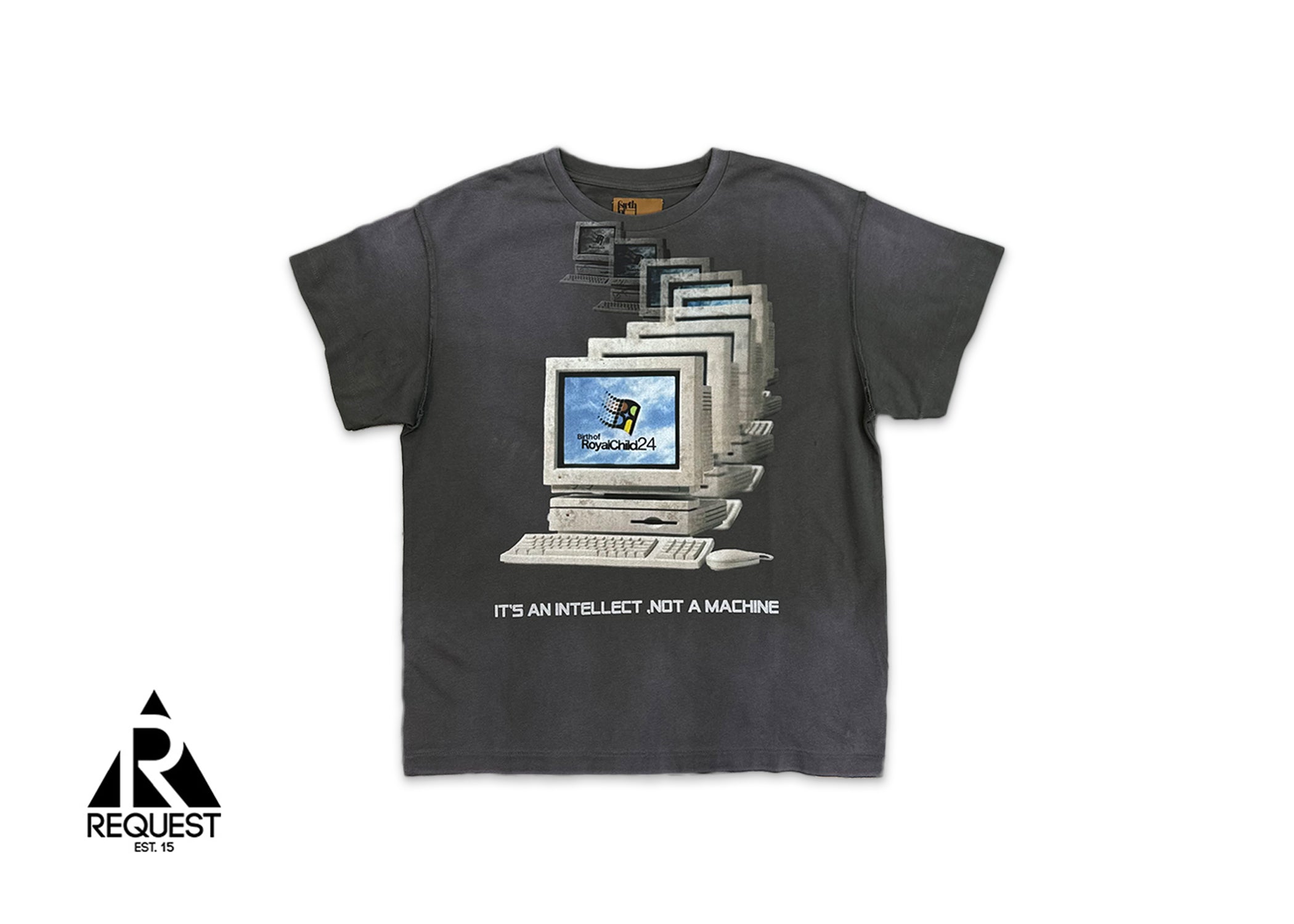 Windows 24 Distressed Vintage Tee "Grey"