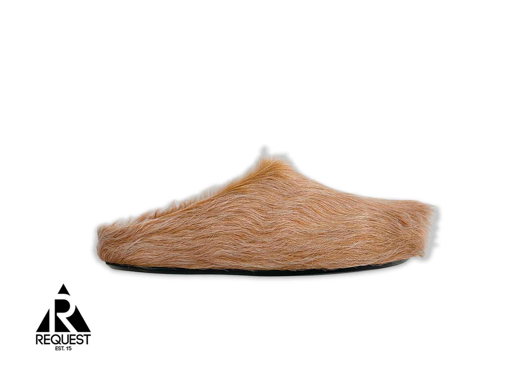 Calf Hair Sabot Slipper "Winter Wheat"