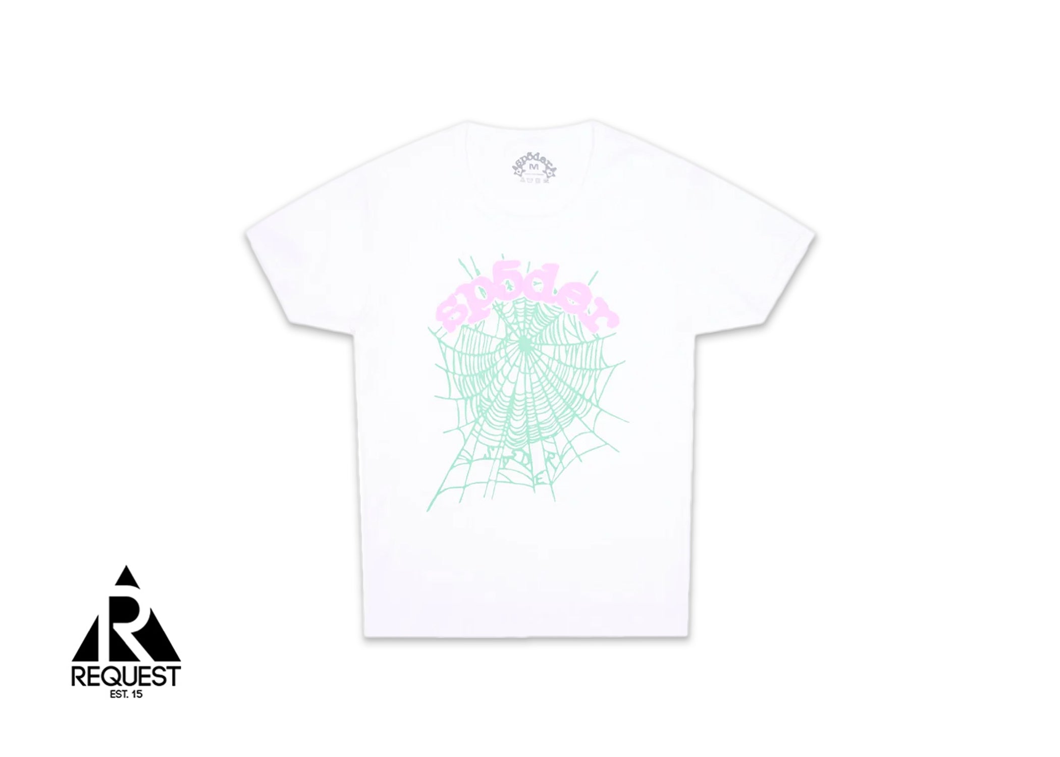 Sp5der Women’s OG Web Baby Tee "White"