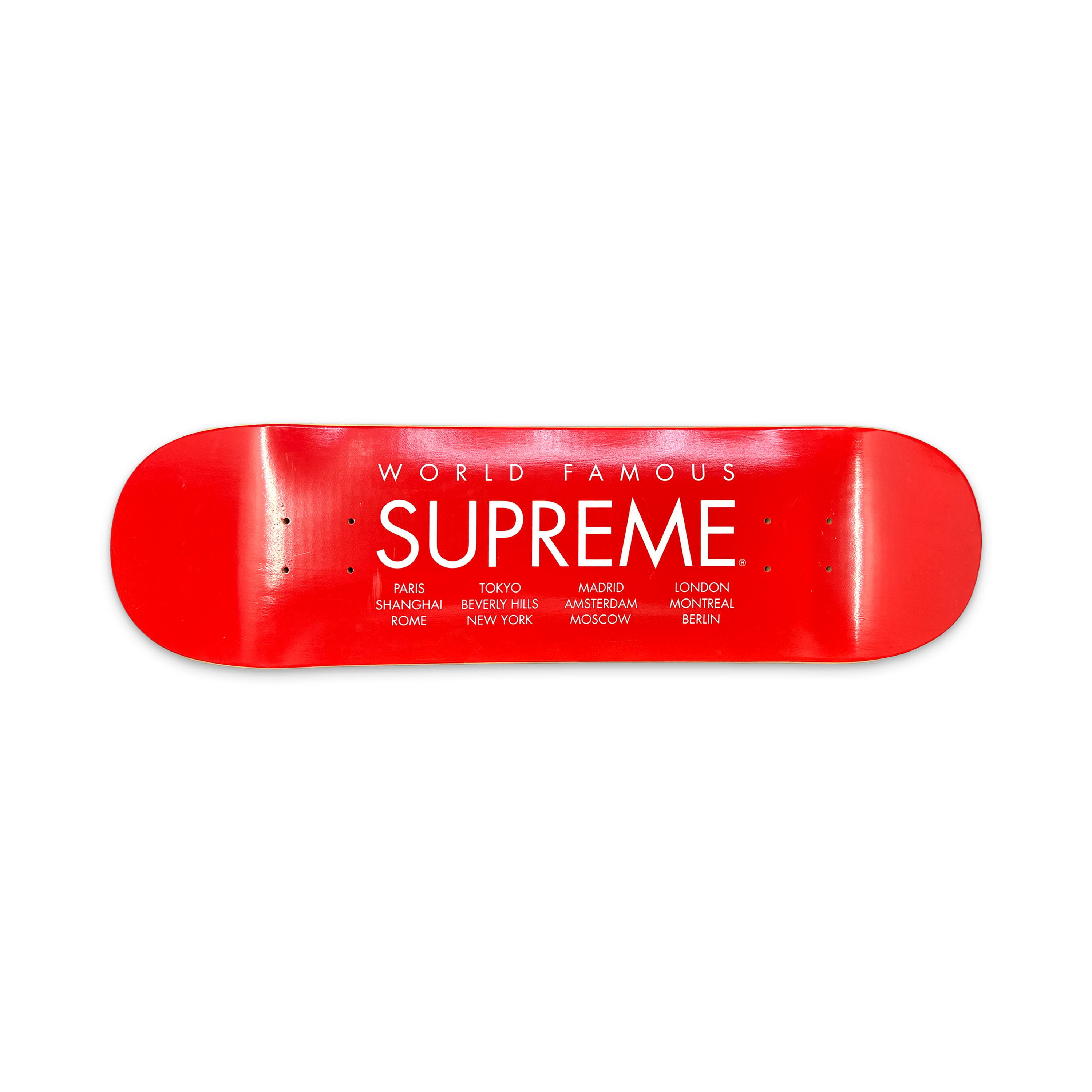 Supreme International Skateboard Deck "Red"