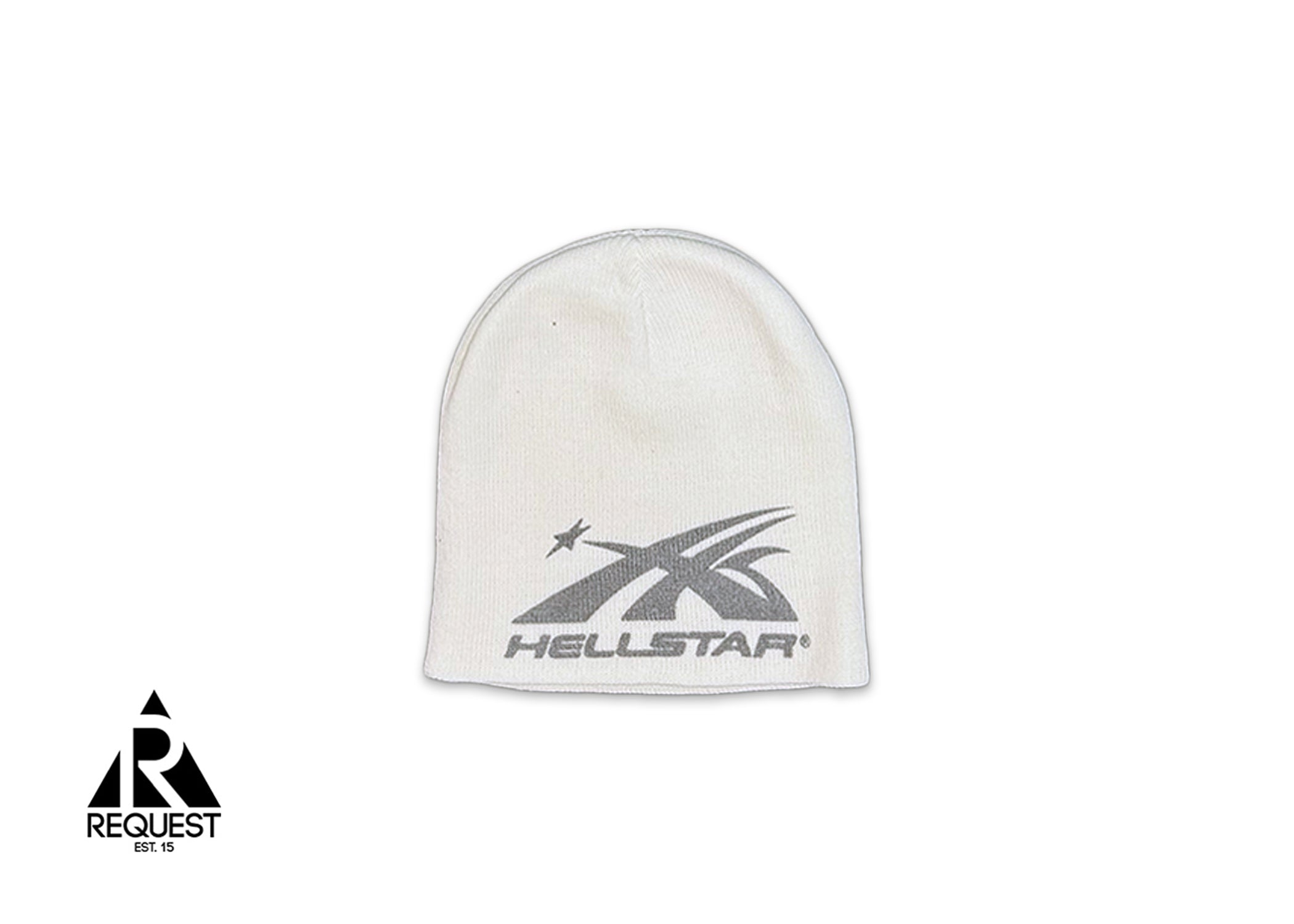 Logo Beanie "White/Silver"