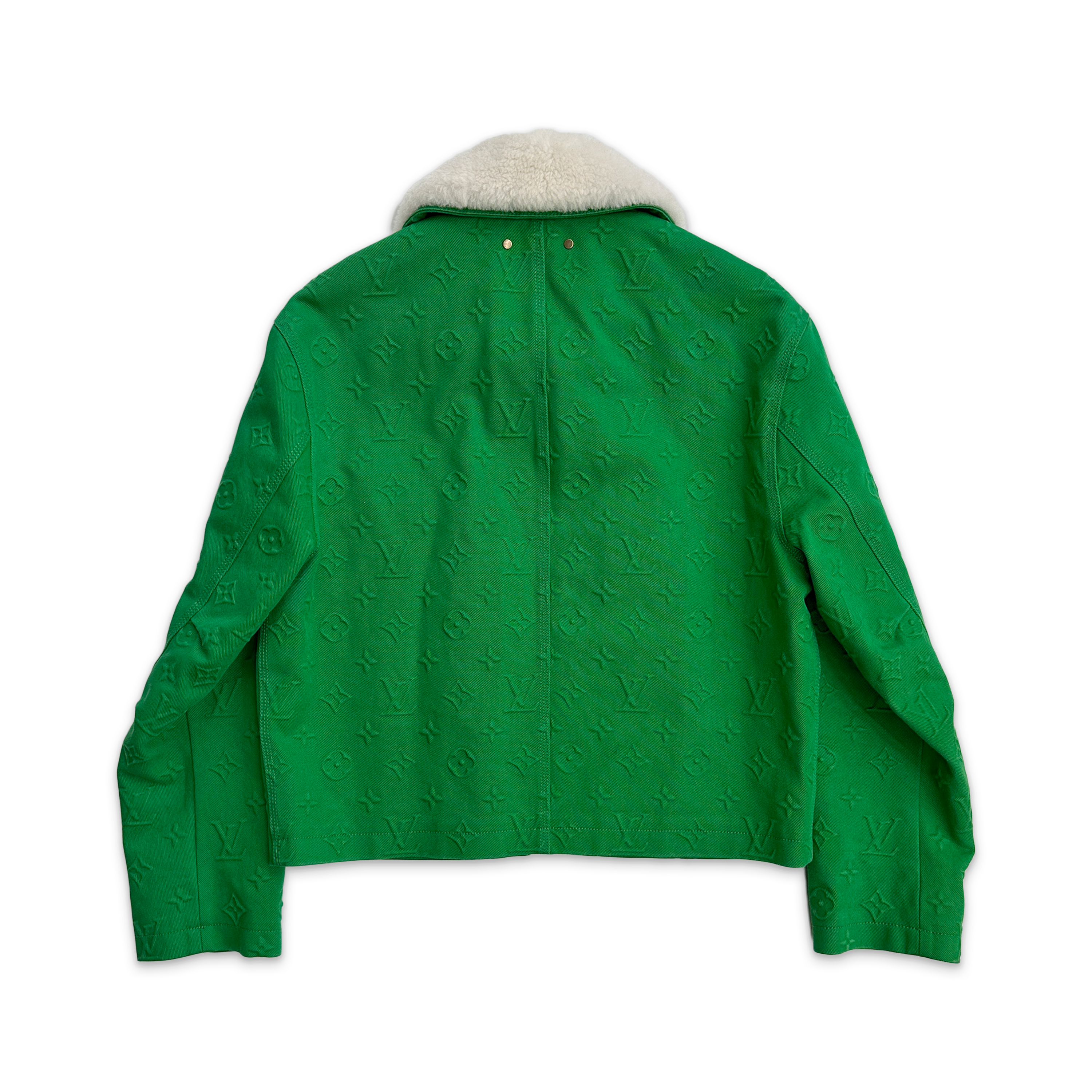 Louis Vuitton, Monogram Workwear Denim Jacket "Green"