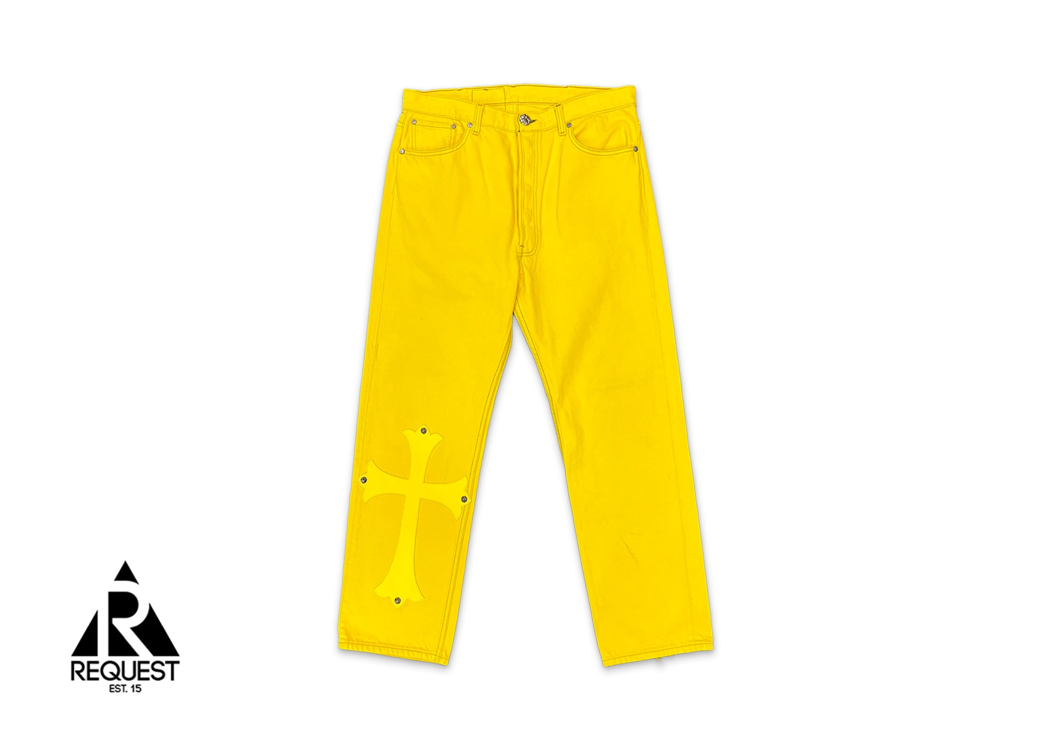 Chrome Hearts Levi's Yellow Denim “Yellow Crosses”