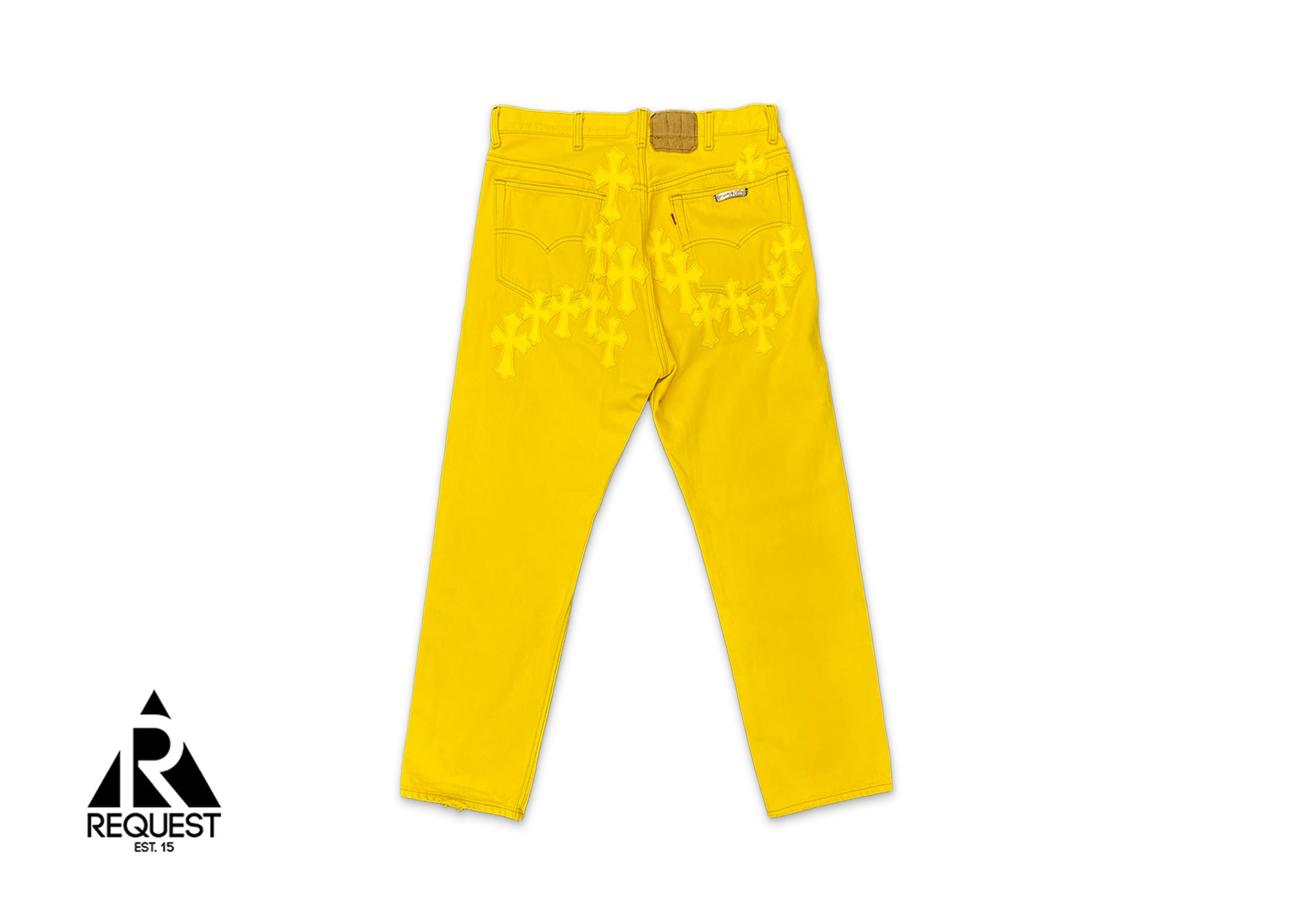 Chrome Hearts Levi's Yellow Denim “Yellow Crosses”