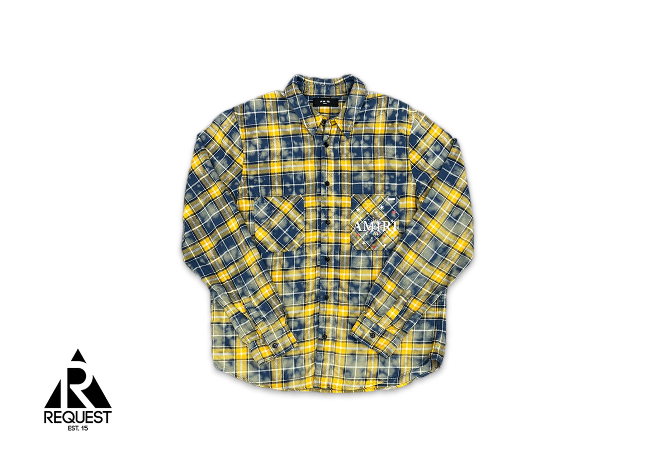 Logo Plaid Flannel "Yellow/Blue"