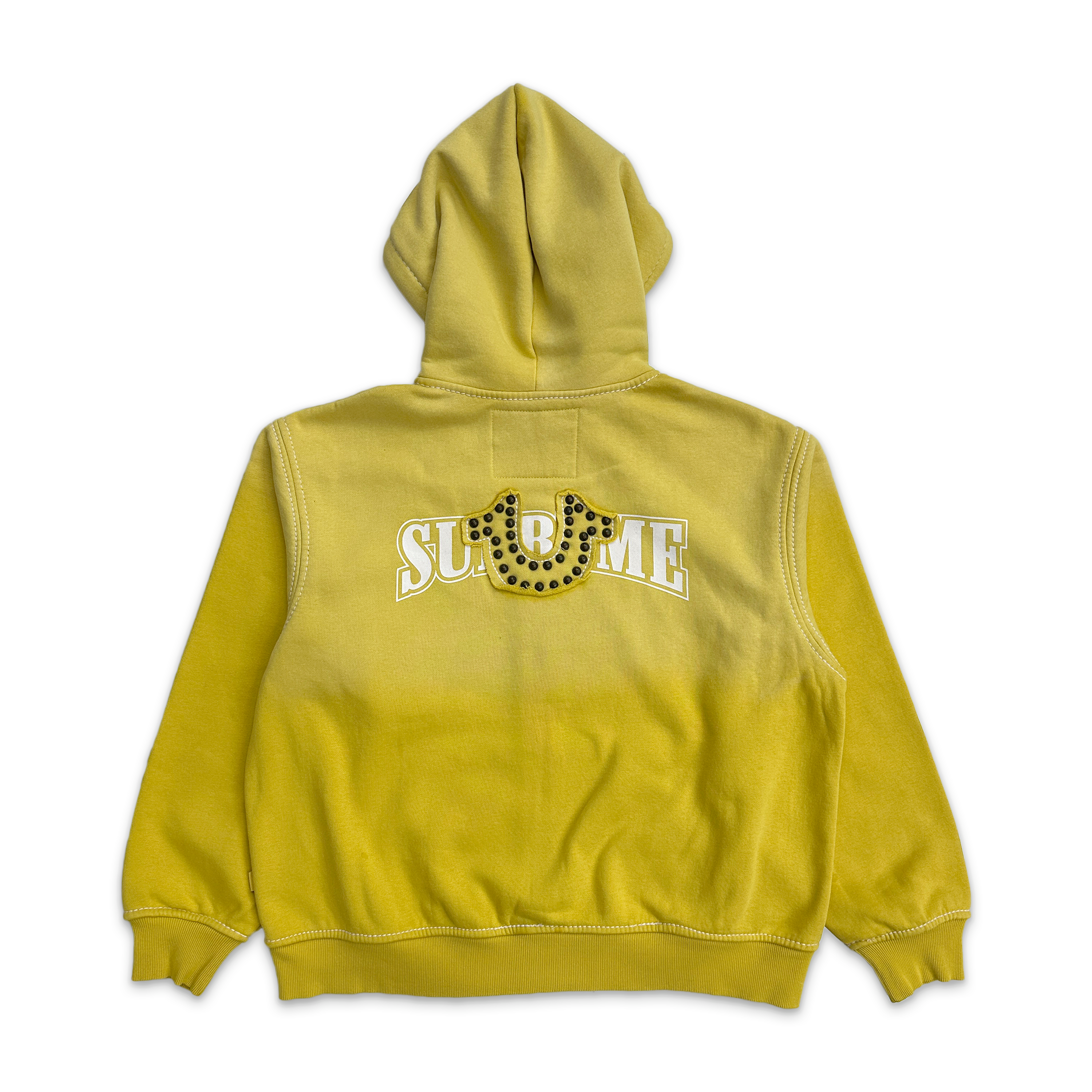 True Religion Zip Up Hooded Sweatshirt FW25 "Yellow"