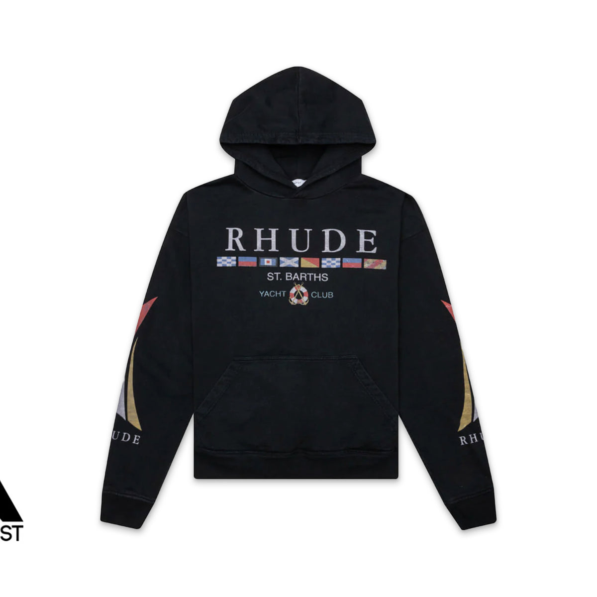 Rhude Yacht Club Hoodie “Vintage Black”