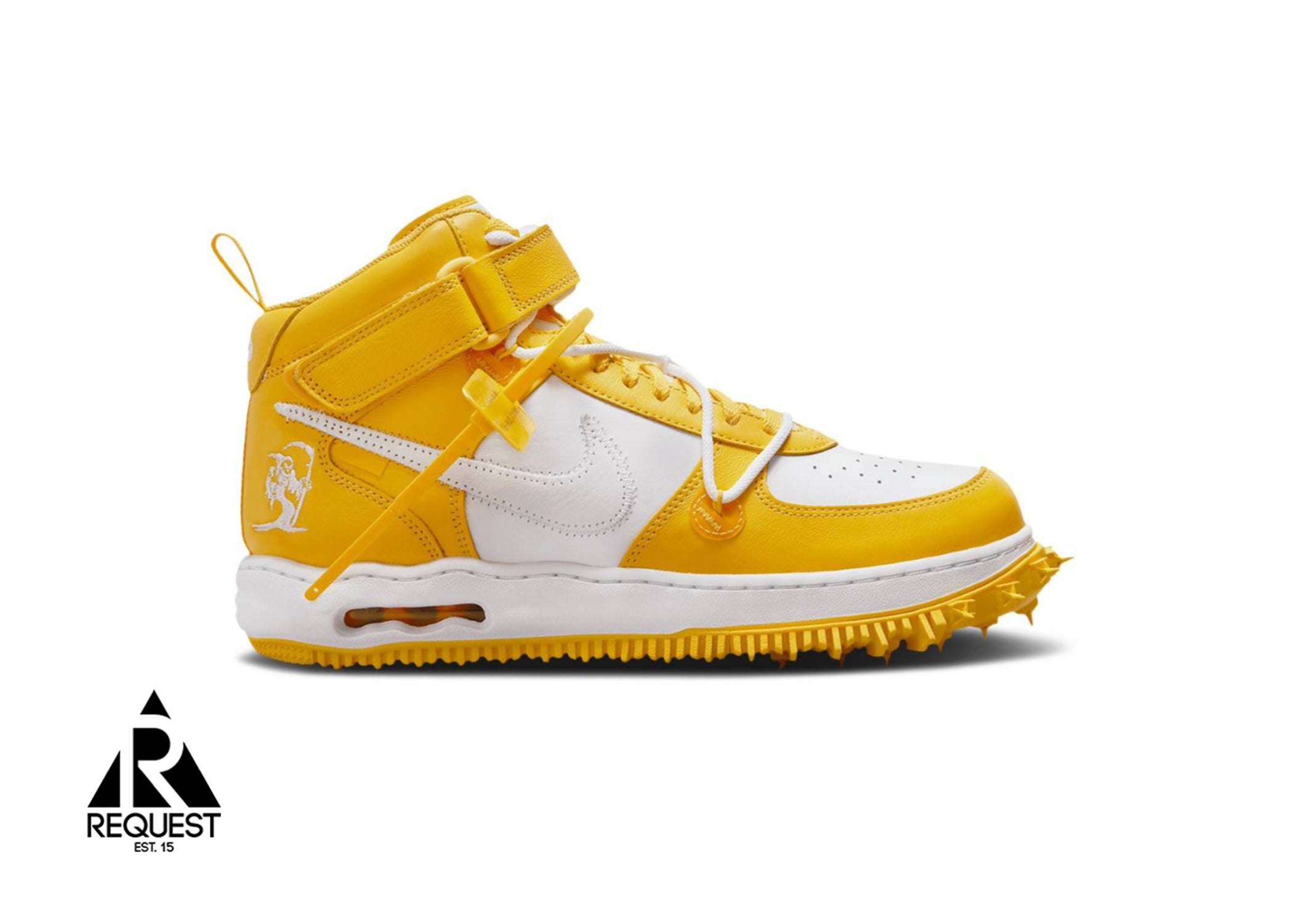 Nike Air Force 1 Mid Off White “Yellow"
