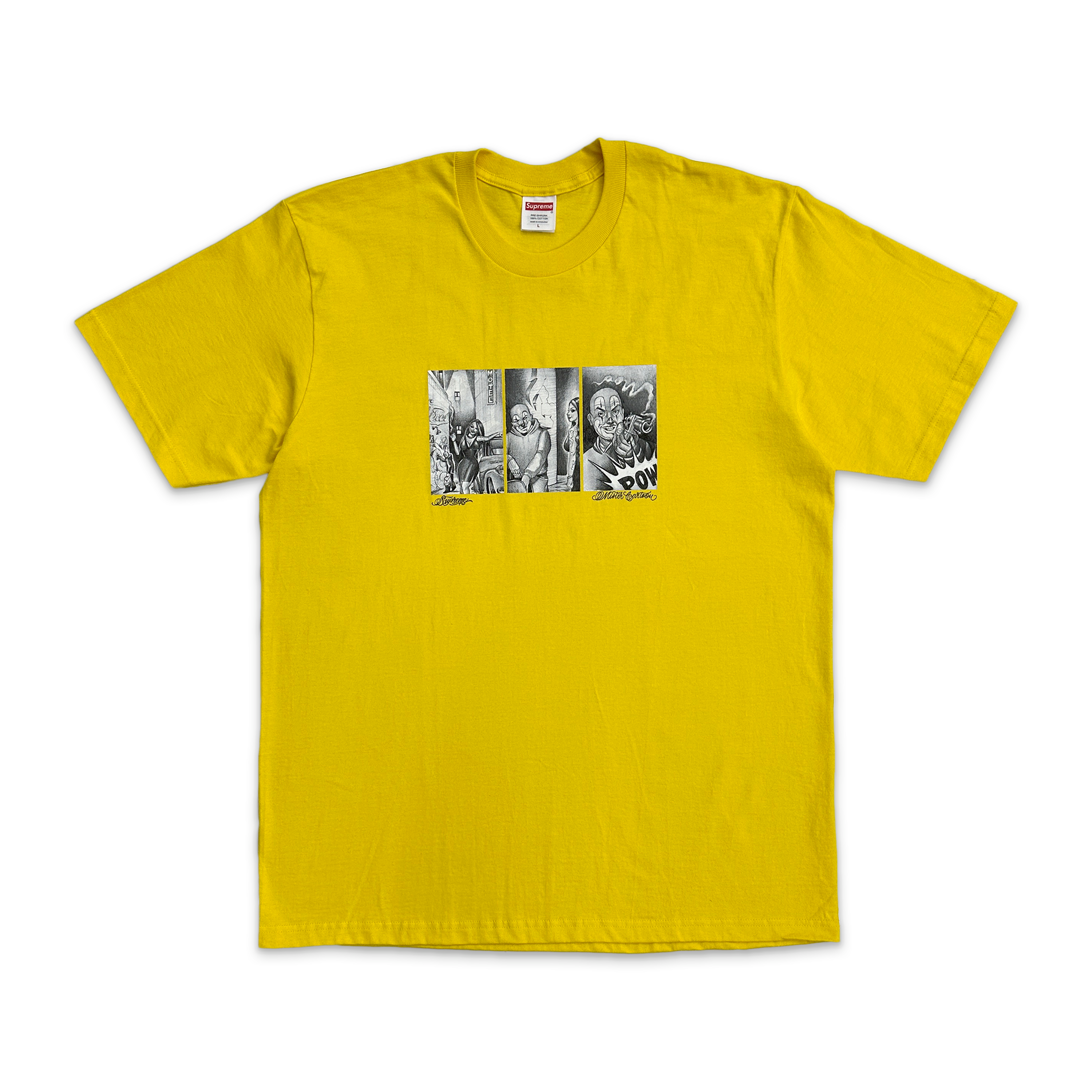 Mister Cartoon Pow Tee FW24 "Yellow"