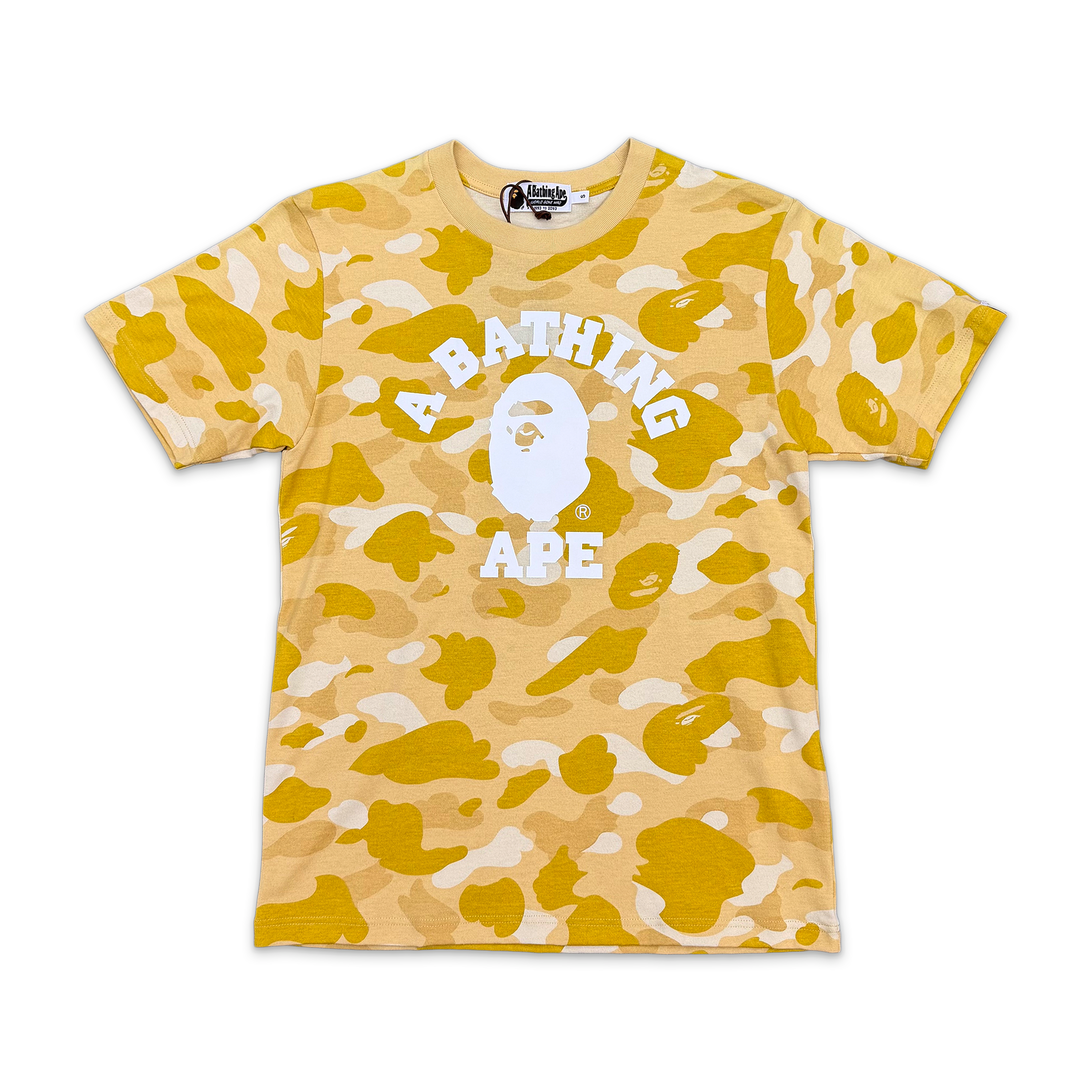 A Bathing Ape (BAPE), BAPE Color Camo College Tee “Yellow"