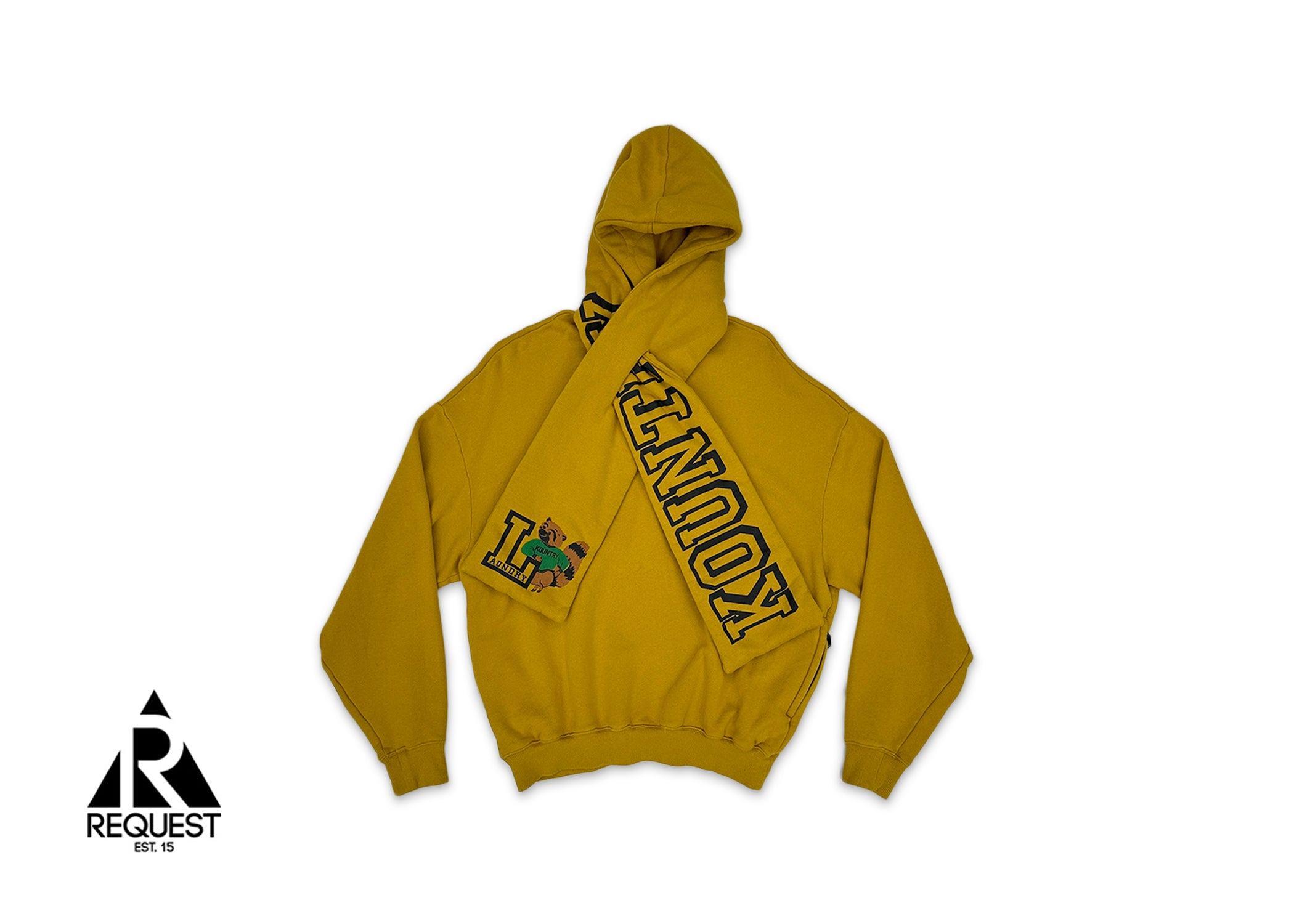 Kapital Kountry Kesa Hooded Sweatshirt "Yellow"