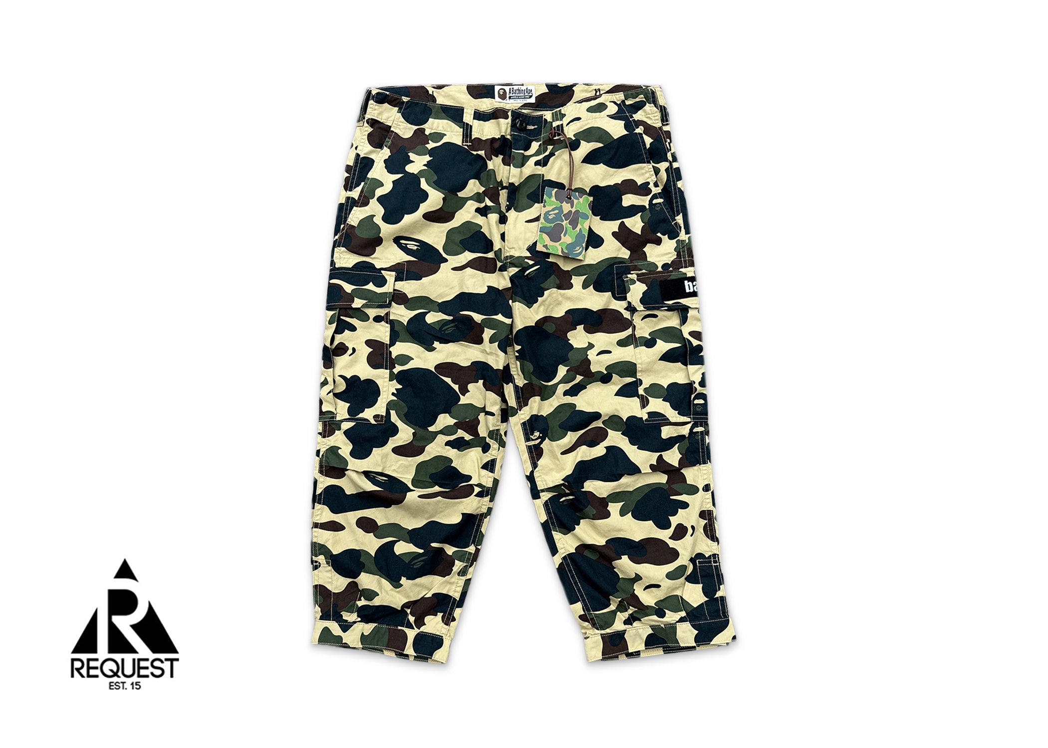 Bape Color Camo Military Pants "Yellow”