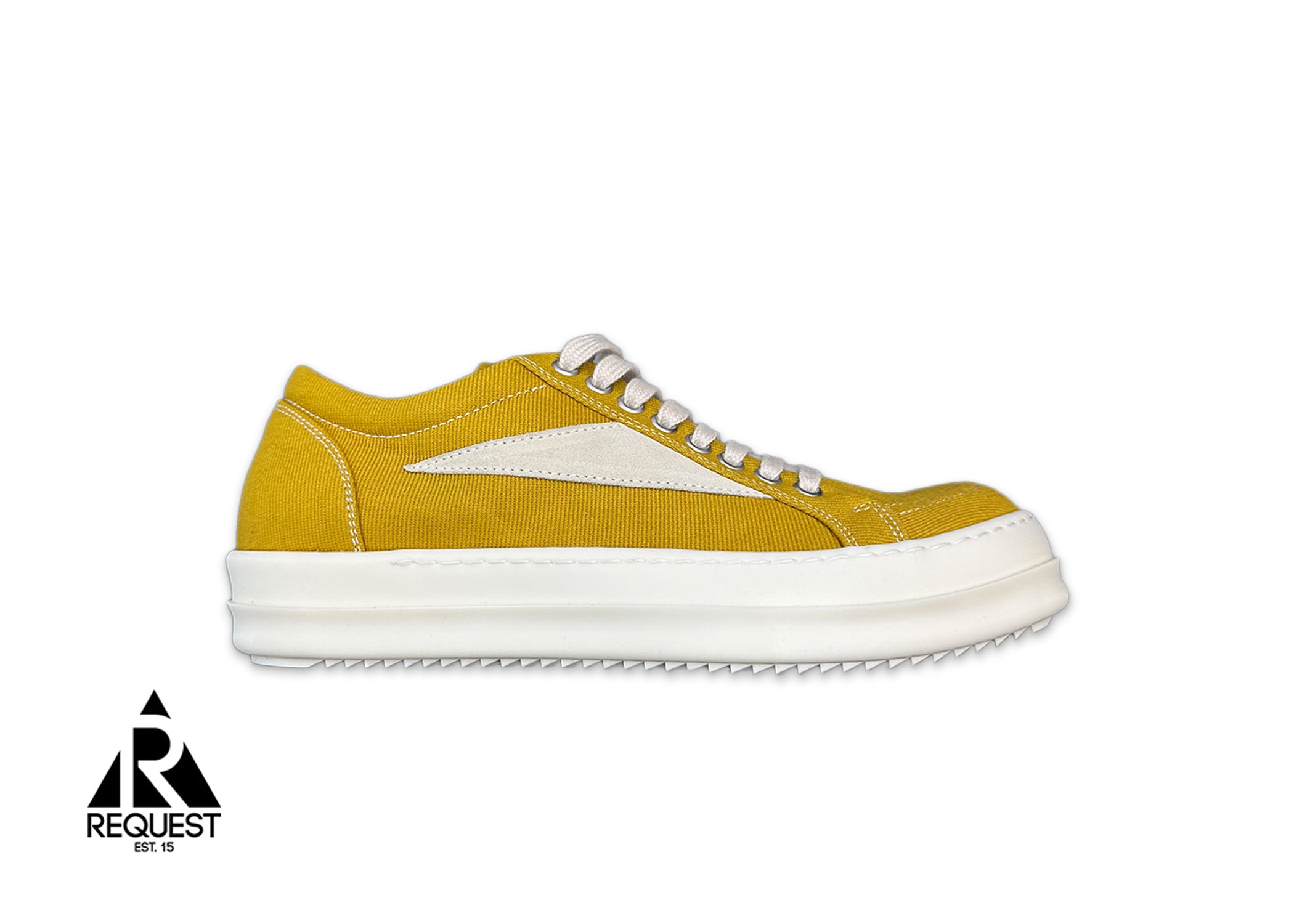 Scarpe In Pelle Vintage Sneaks "Ochre Milk"