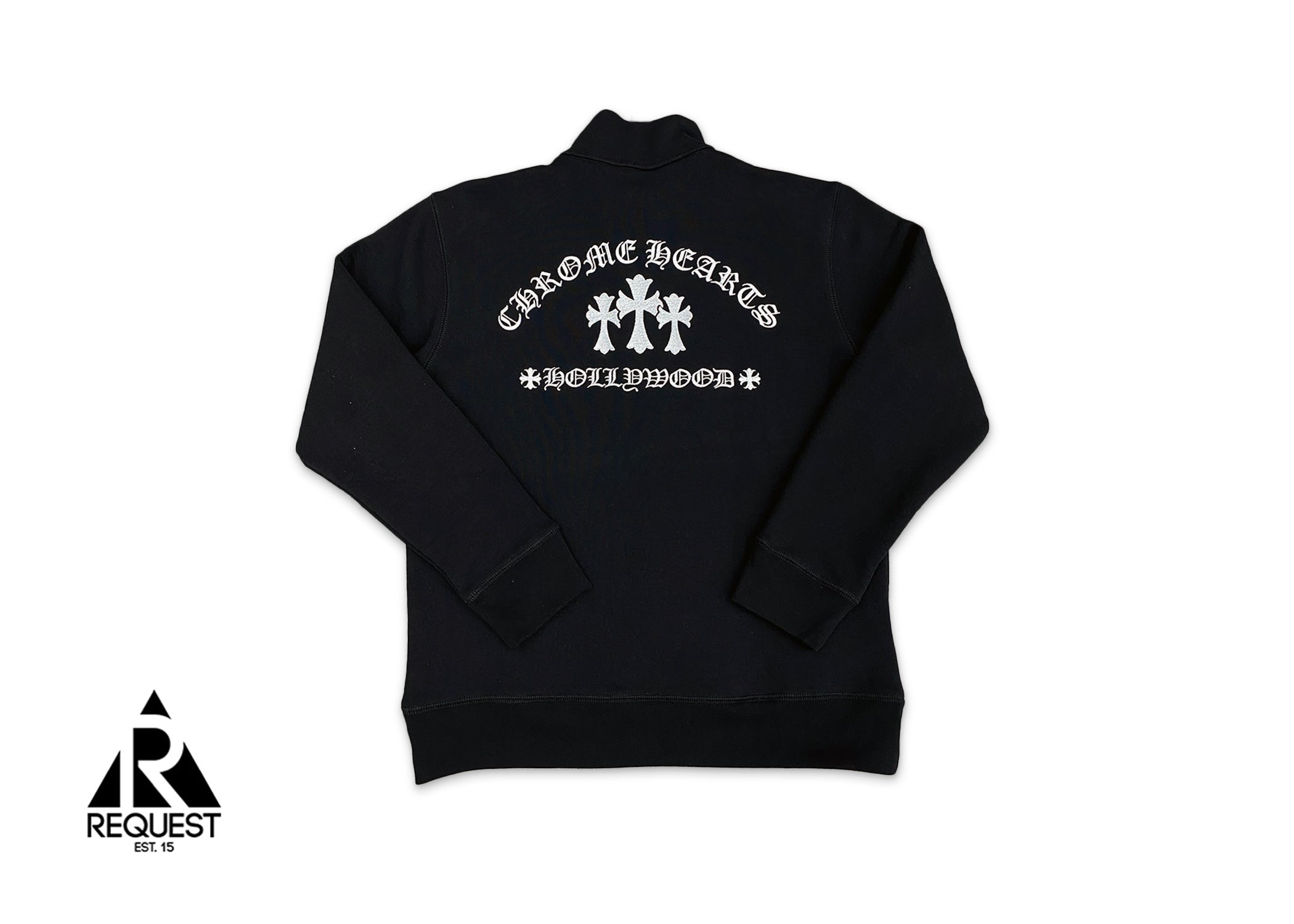 Chrome Hearts Cross Half Zip “Black Hollywood”