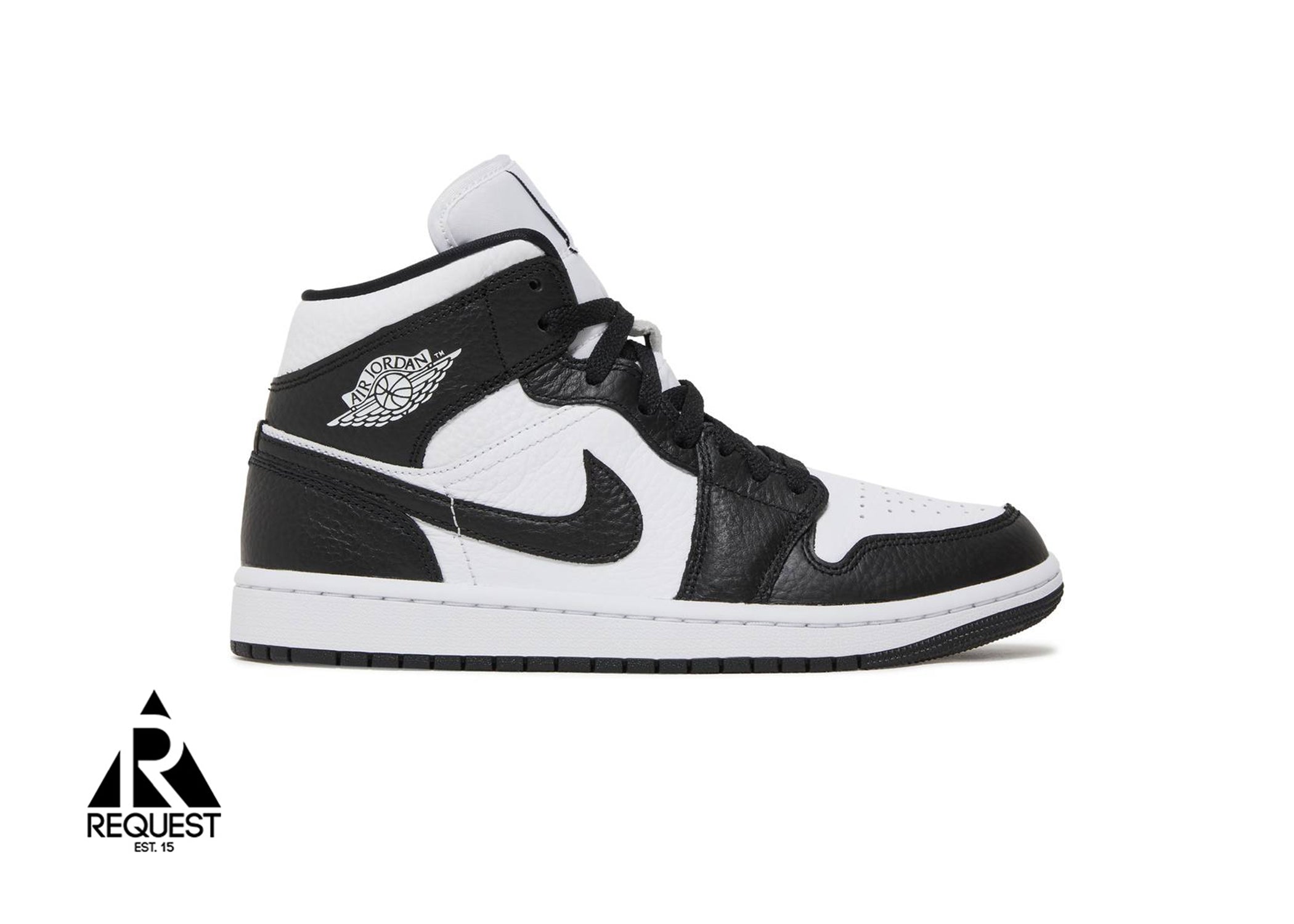 Air Jordan 1 Mid Split "Black White "(W)