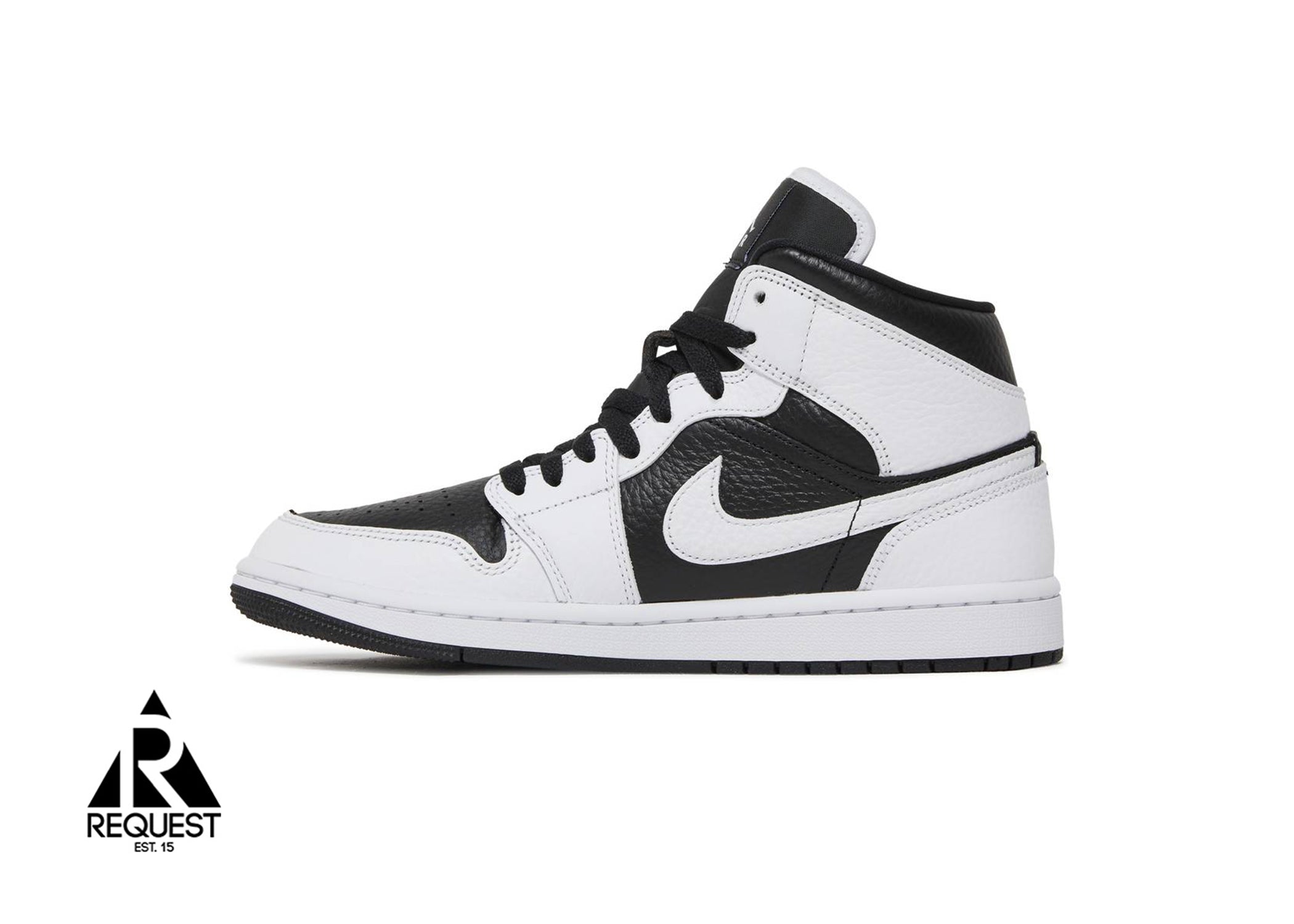 Air Jordan 1 Mid Split "Black White "(W)