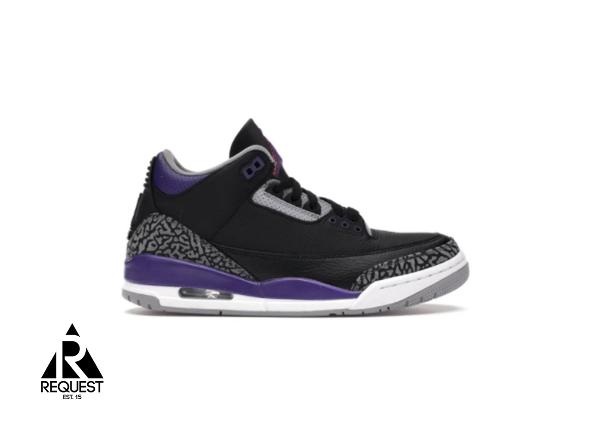 Air Jordan 3 Retro “Black Court Purple”