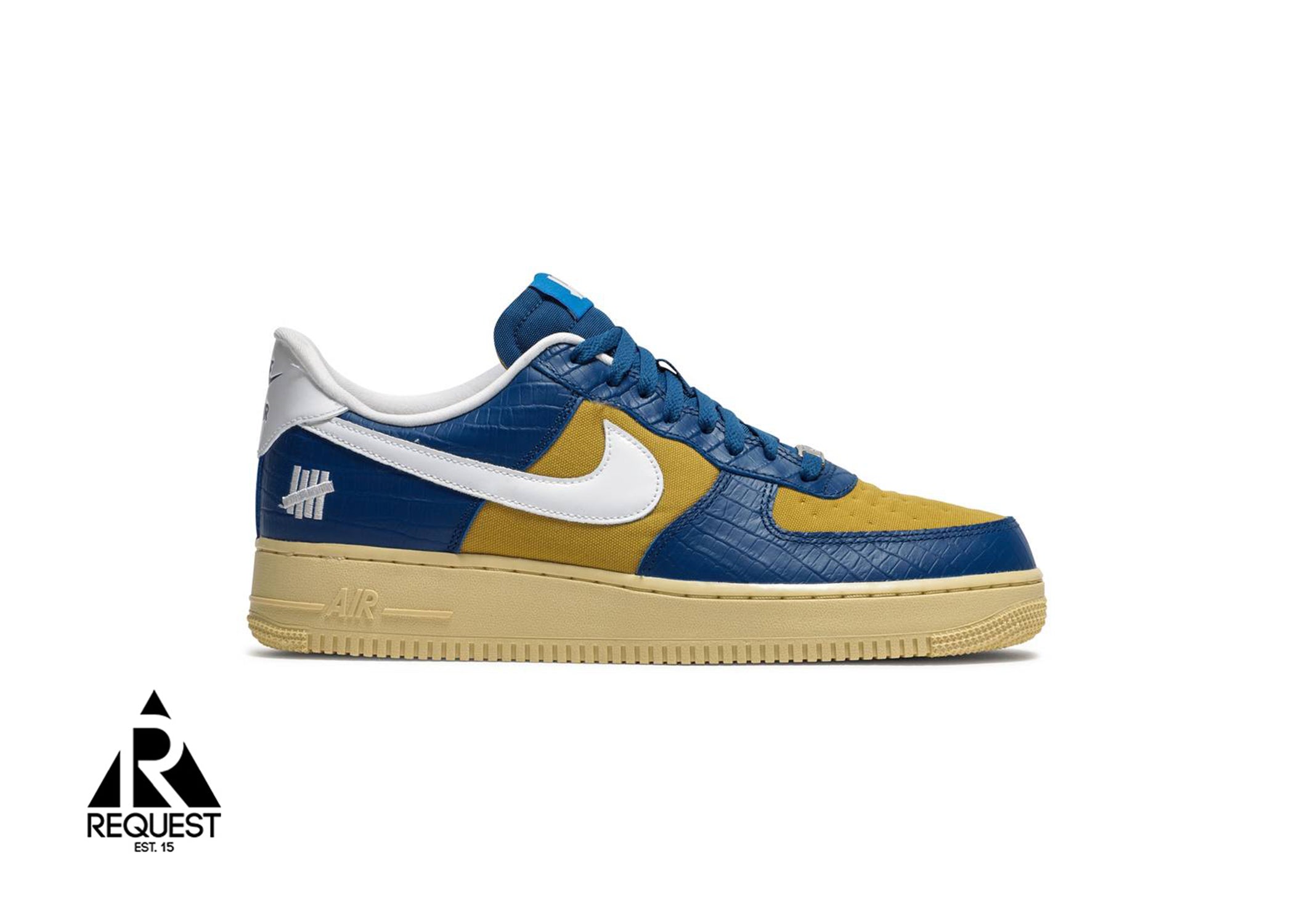 Nike Air Force 1 Low SP “Undefeated 5 On It Blue Yellow Croc”