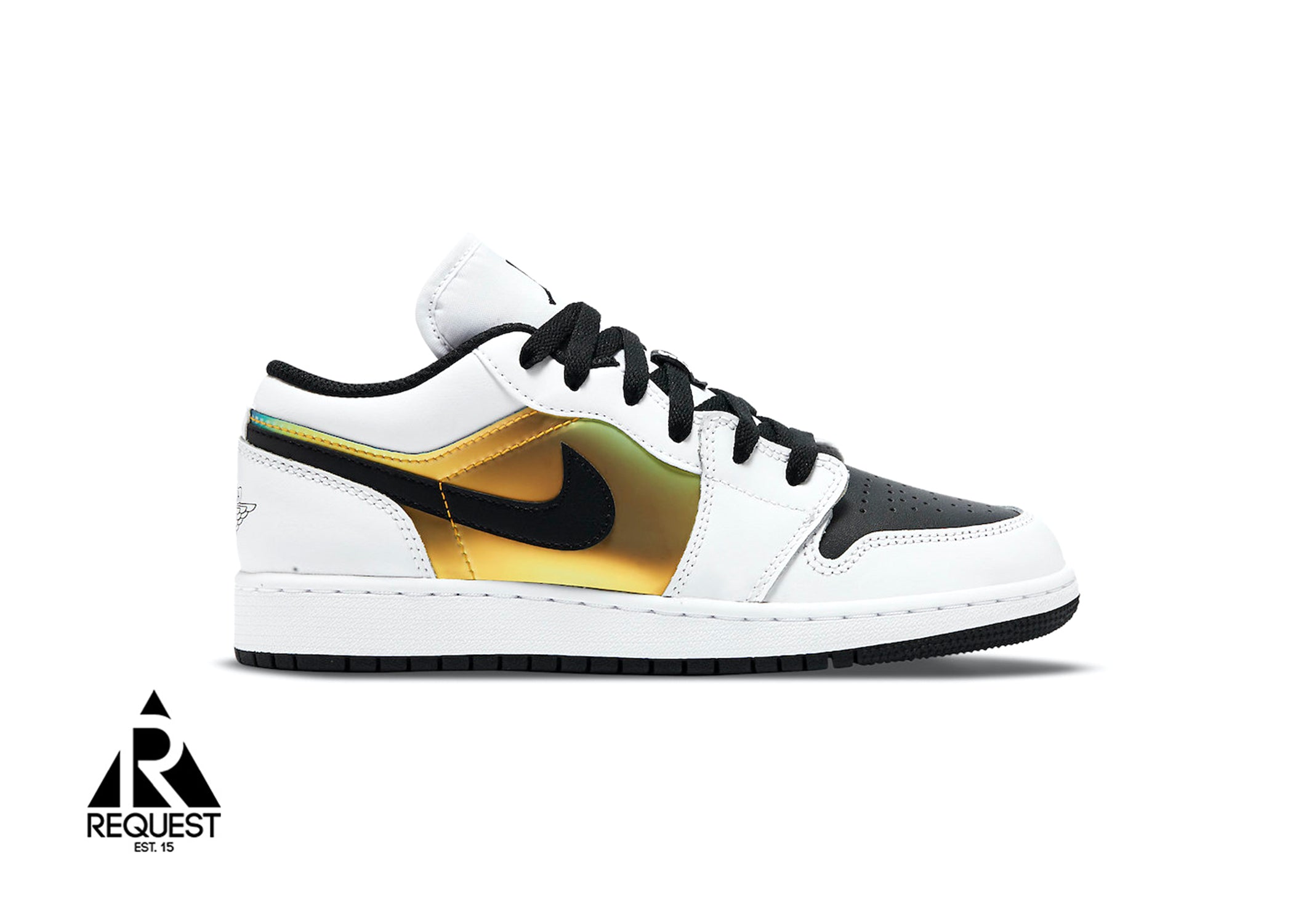 Air Jordan 1 Retro Low “White Black Metallic Gold”