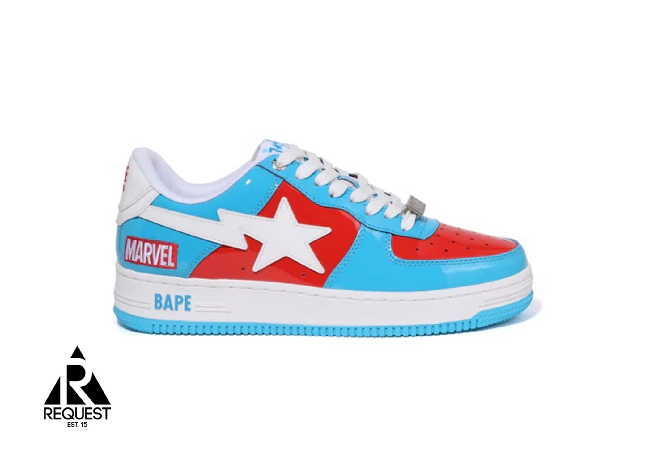 A Bathing Ape Bapesta "Captain America"